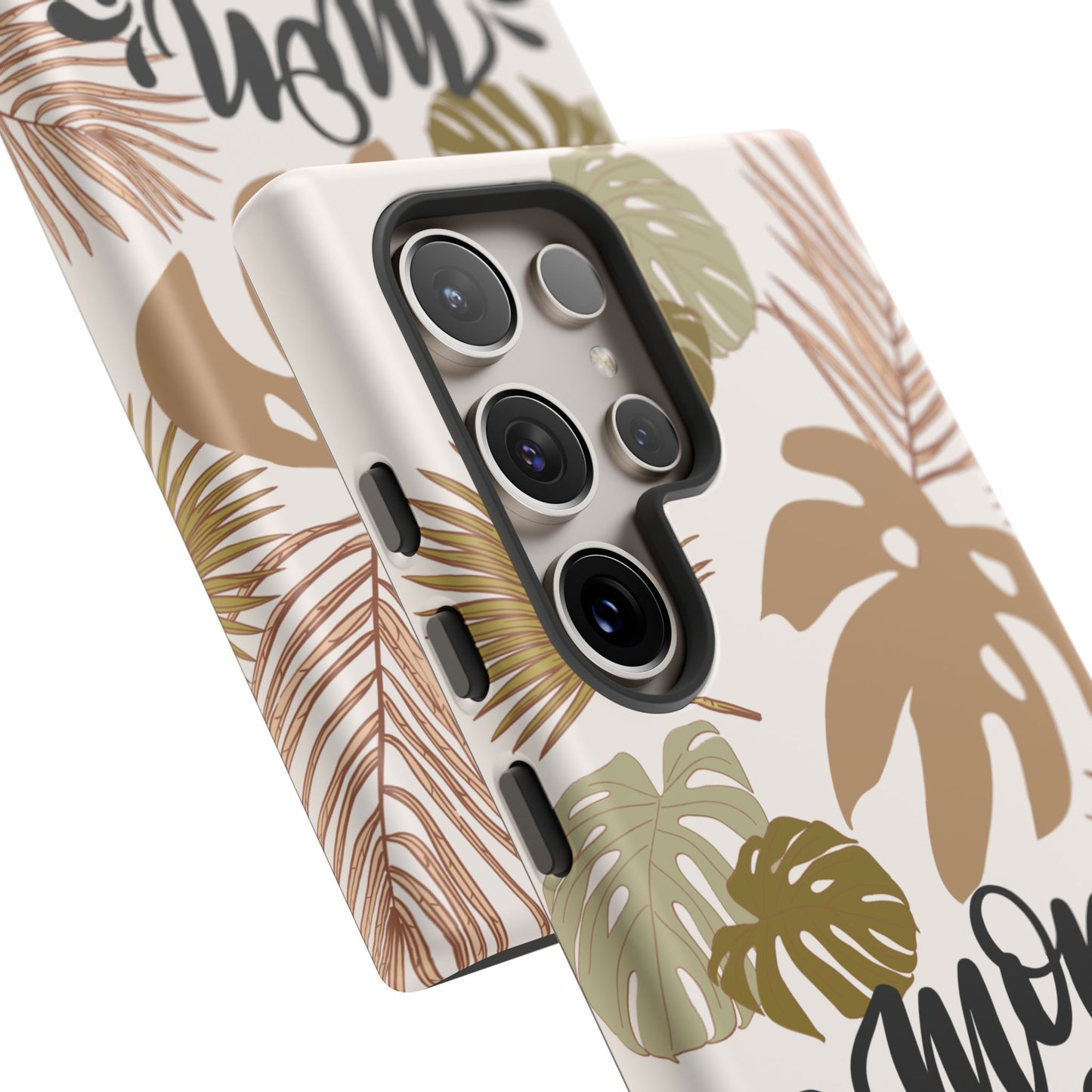 'Mon Amour' Stylish Tropical Phone Case Design