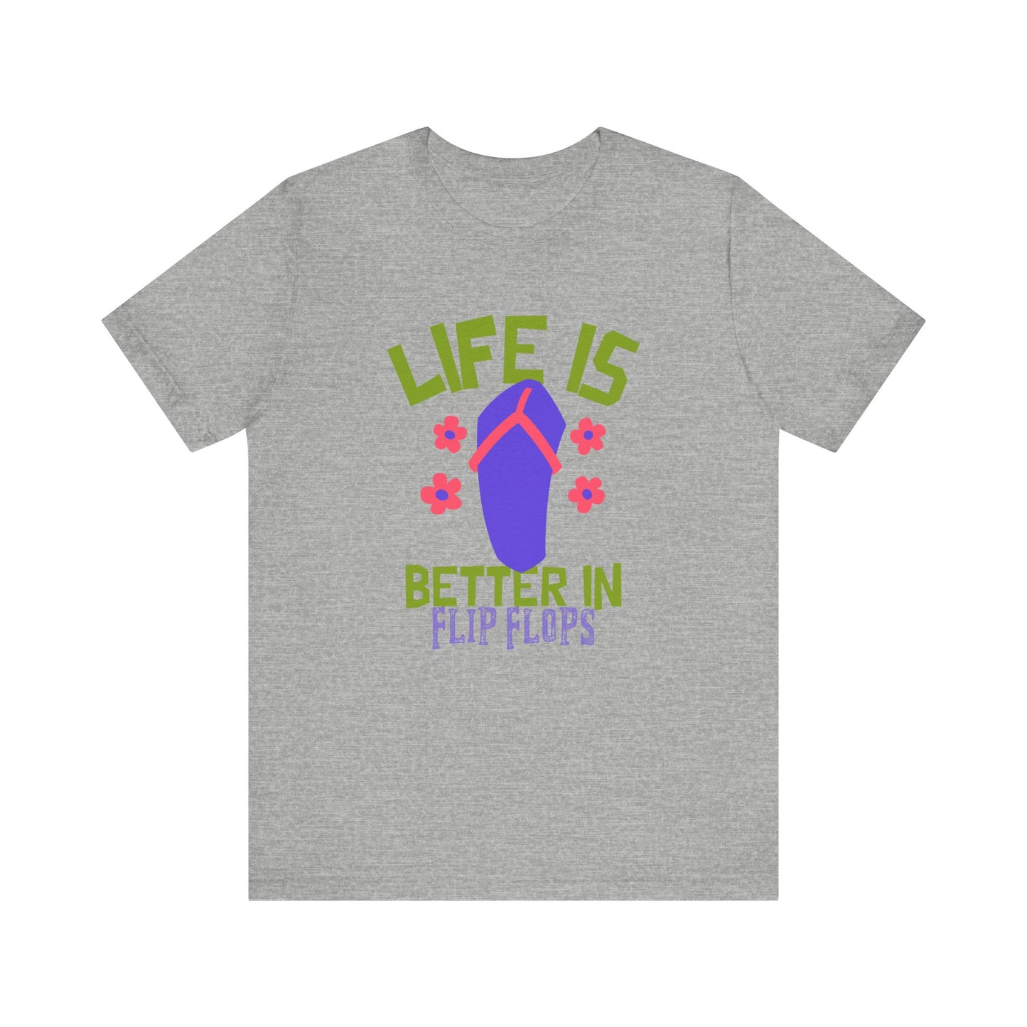 Life is Better in Flip Flops Premium Soft Women's Tee