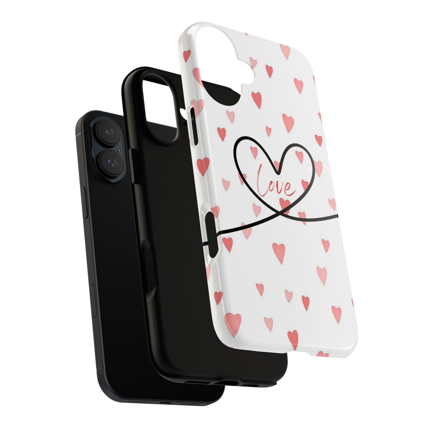 Cute Love Heart Phone Case