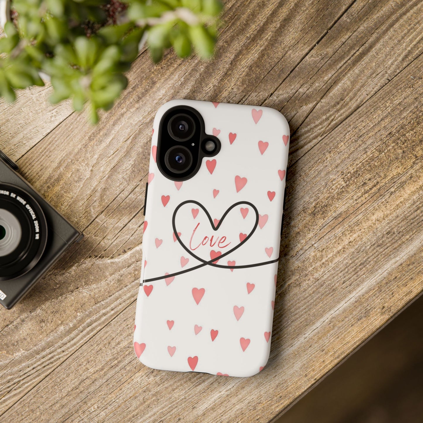 Cute Love Heart Phone Case