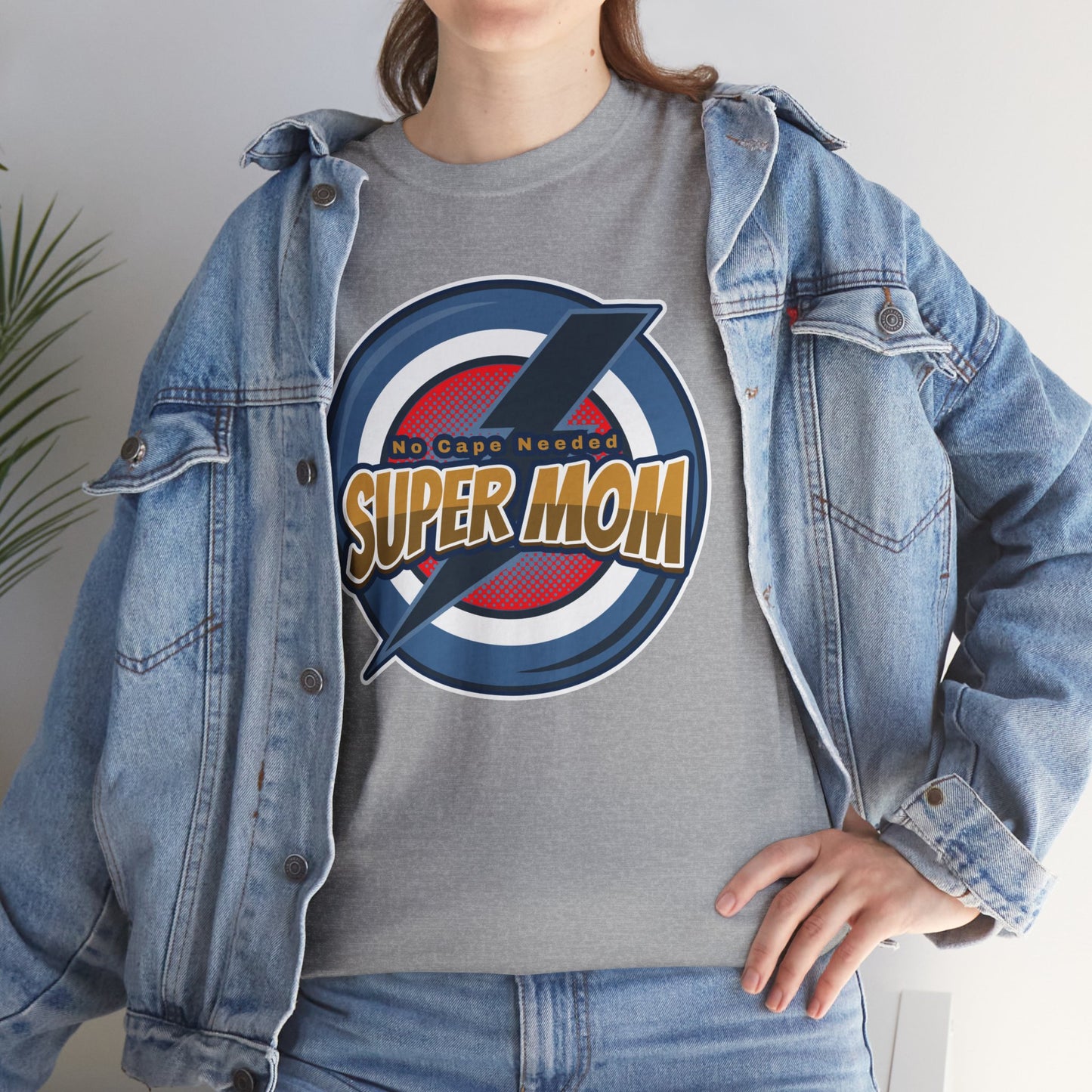 Super Mom No Cape Needed Tee