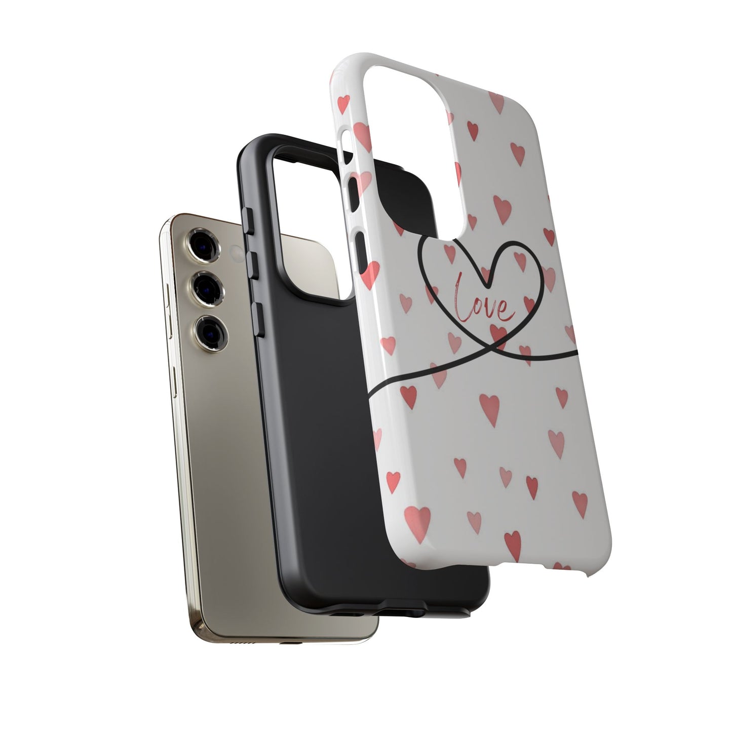 Cute Love Heart Phone Case
