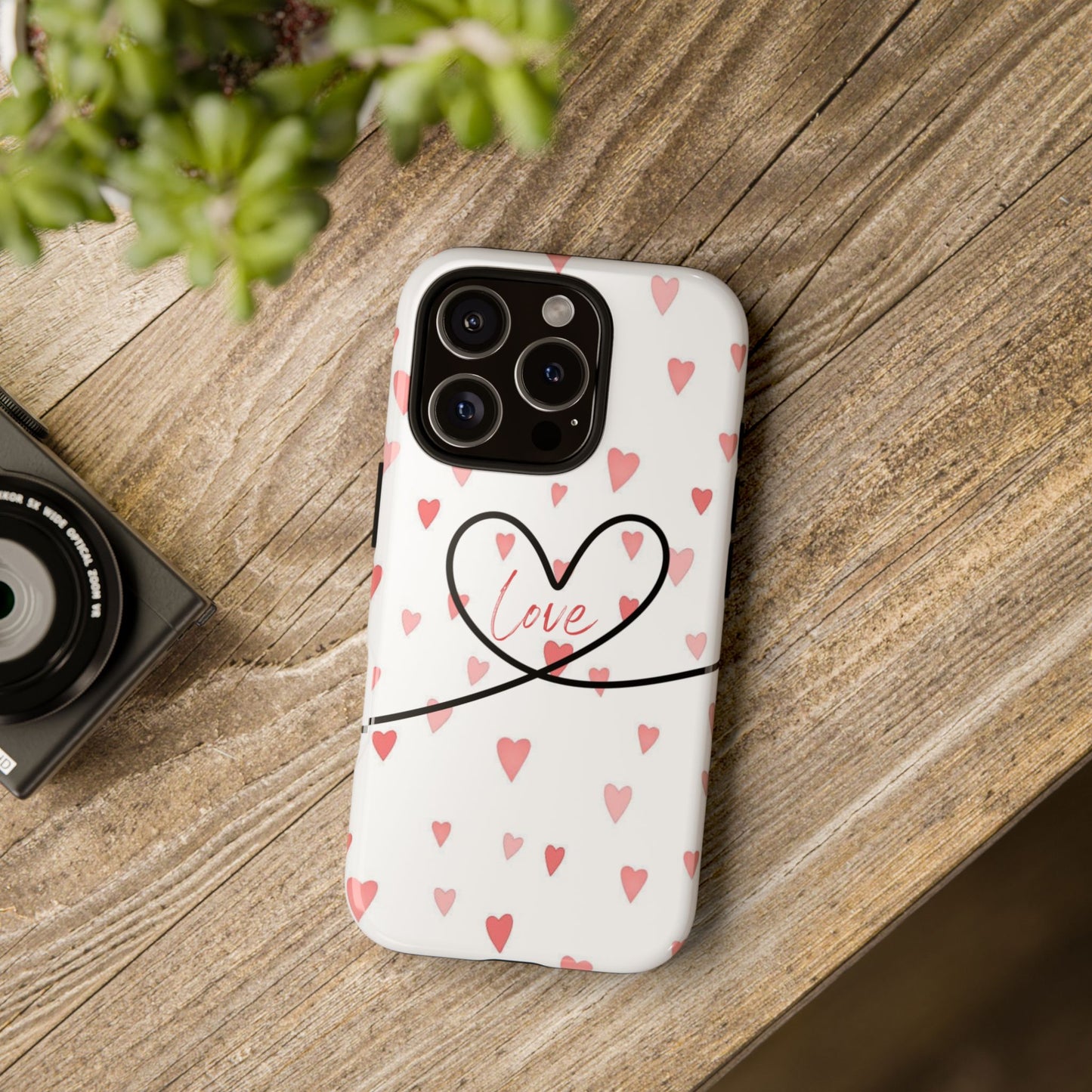 Cute Love Heart Phone Case