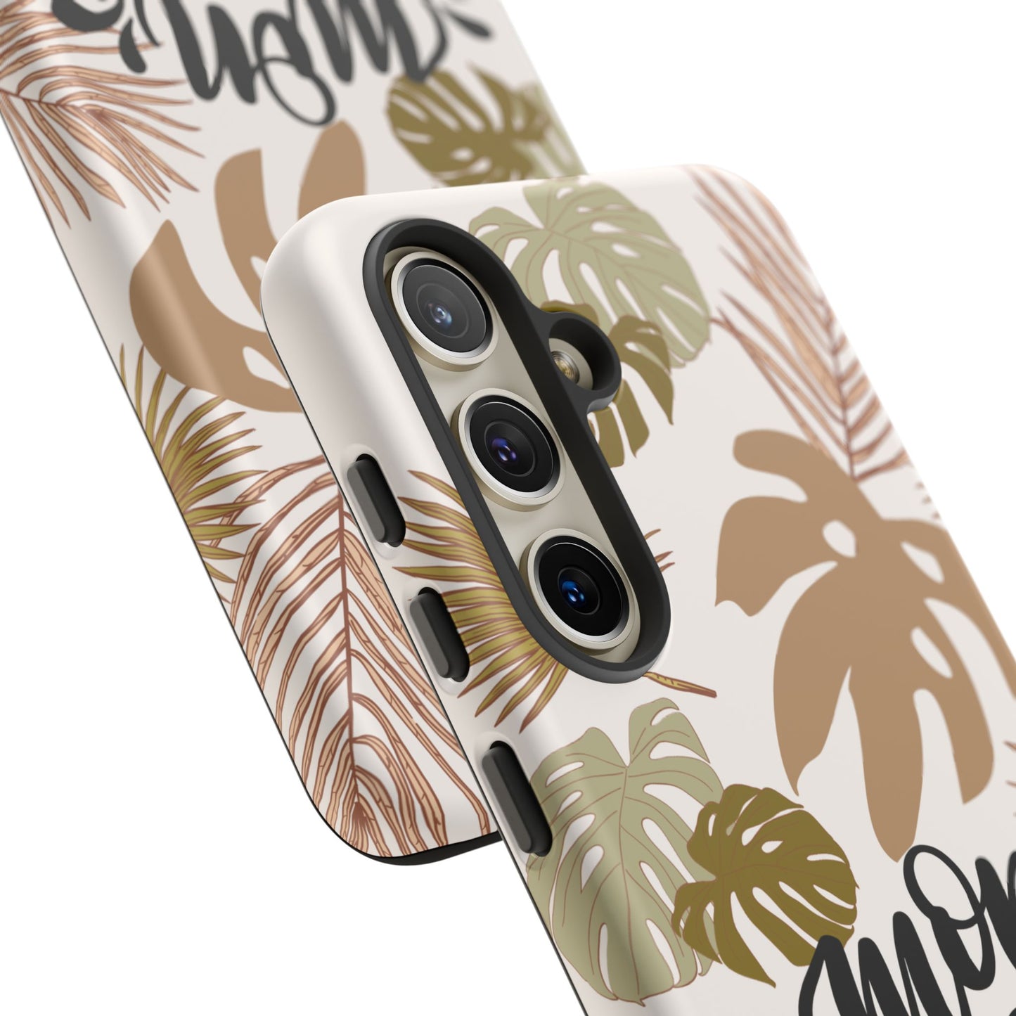'Mon Amour' Stylish Tropical Phone Case Design
