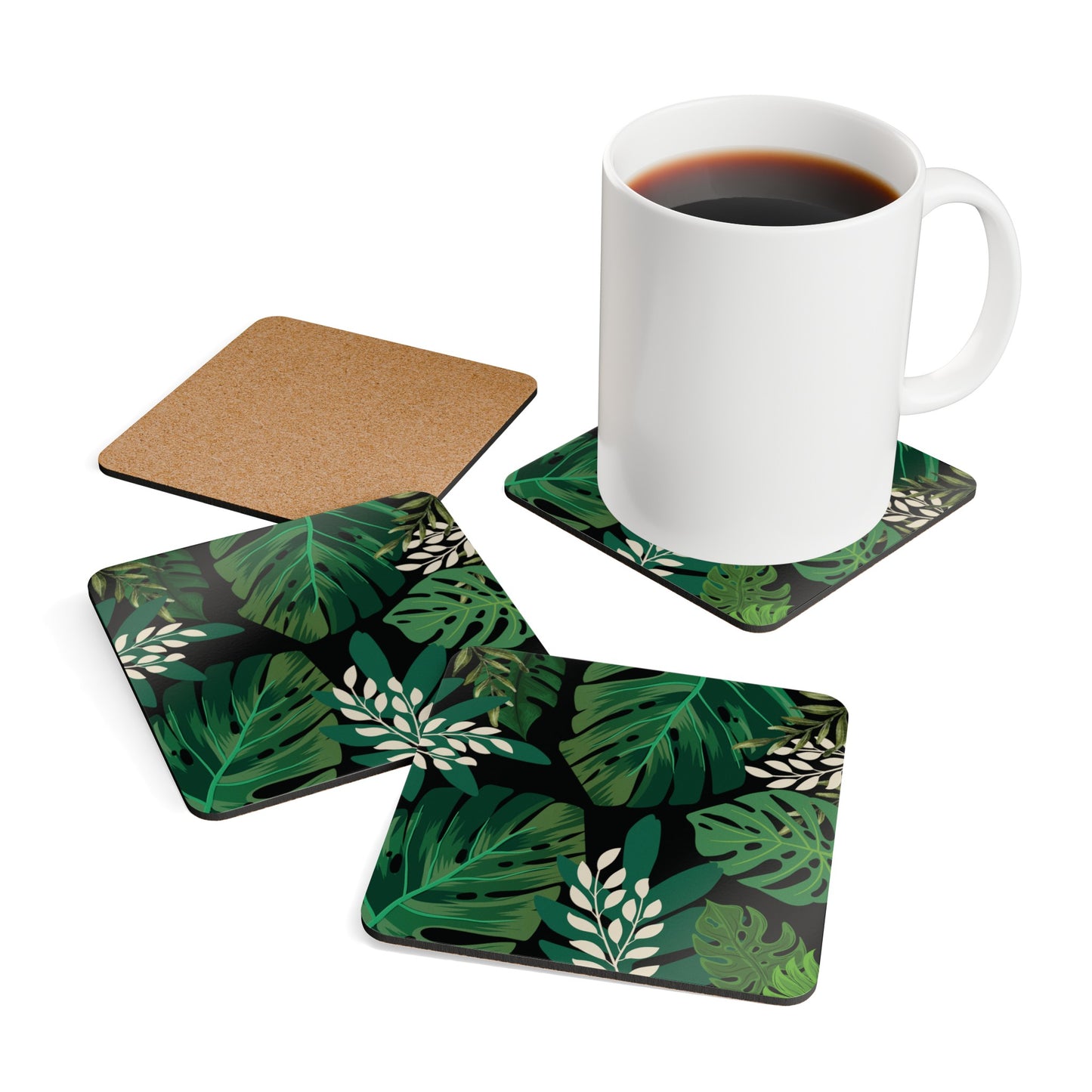 Monstera Magic Coaster Set