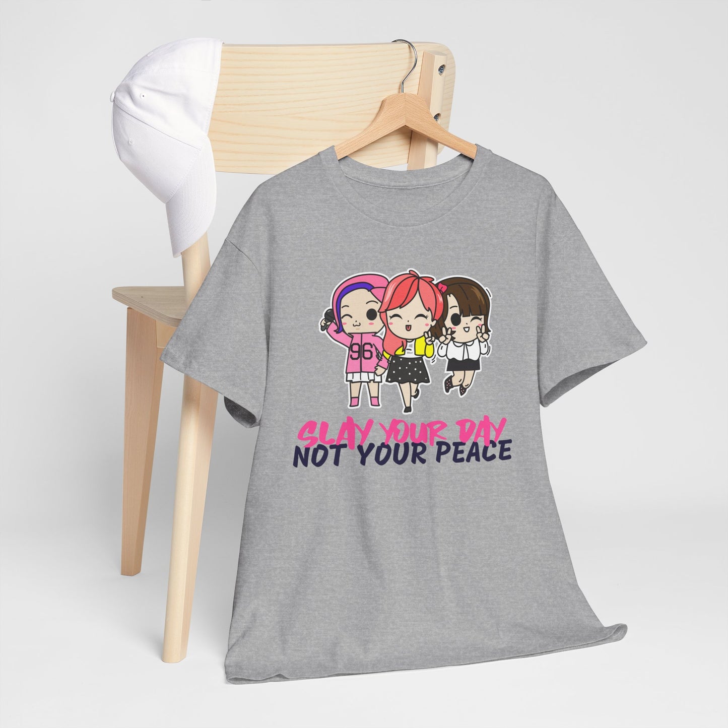 Slay Your Day Not Your Peace Cotton Tee