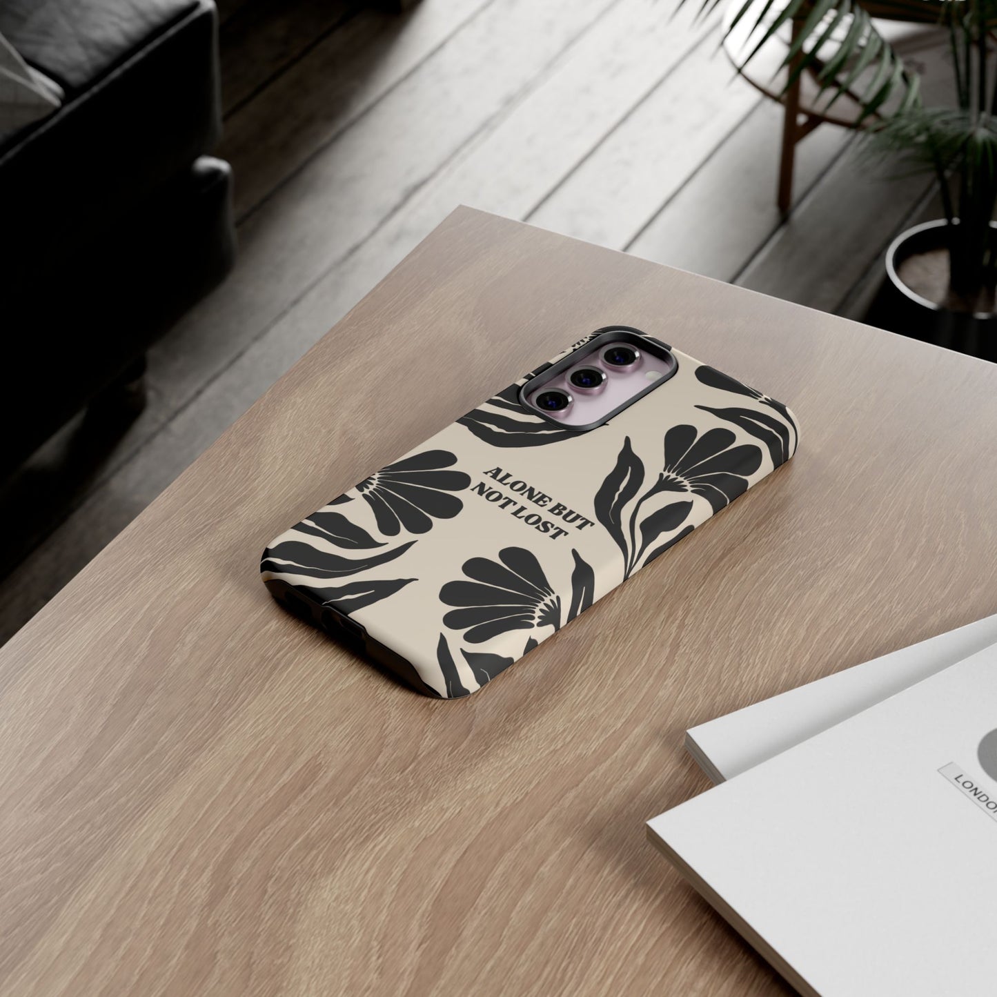 'Alone But Not Lost' Phone Case