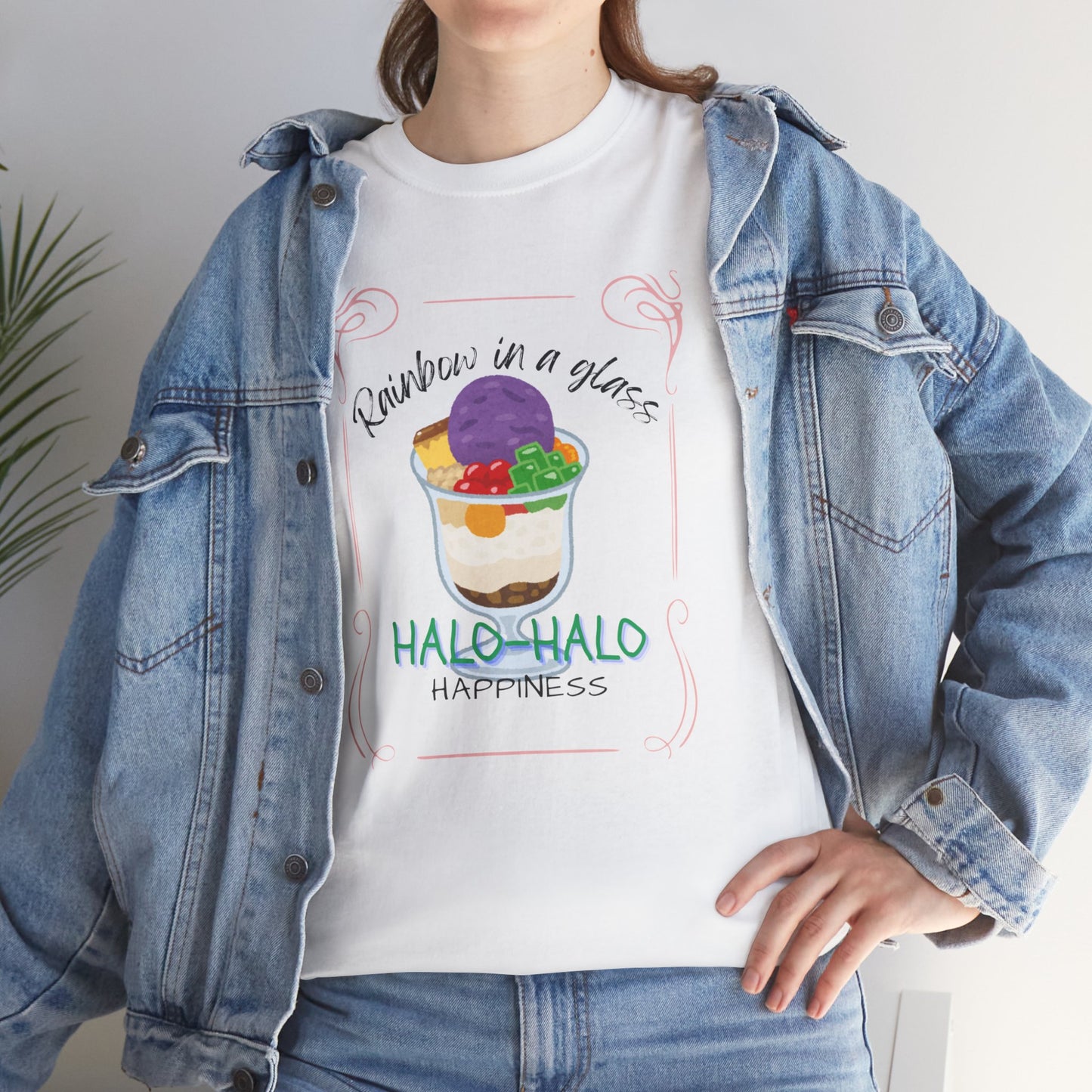 Rainbow in a Glass Halo-Halo Happiness Women's Tee