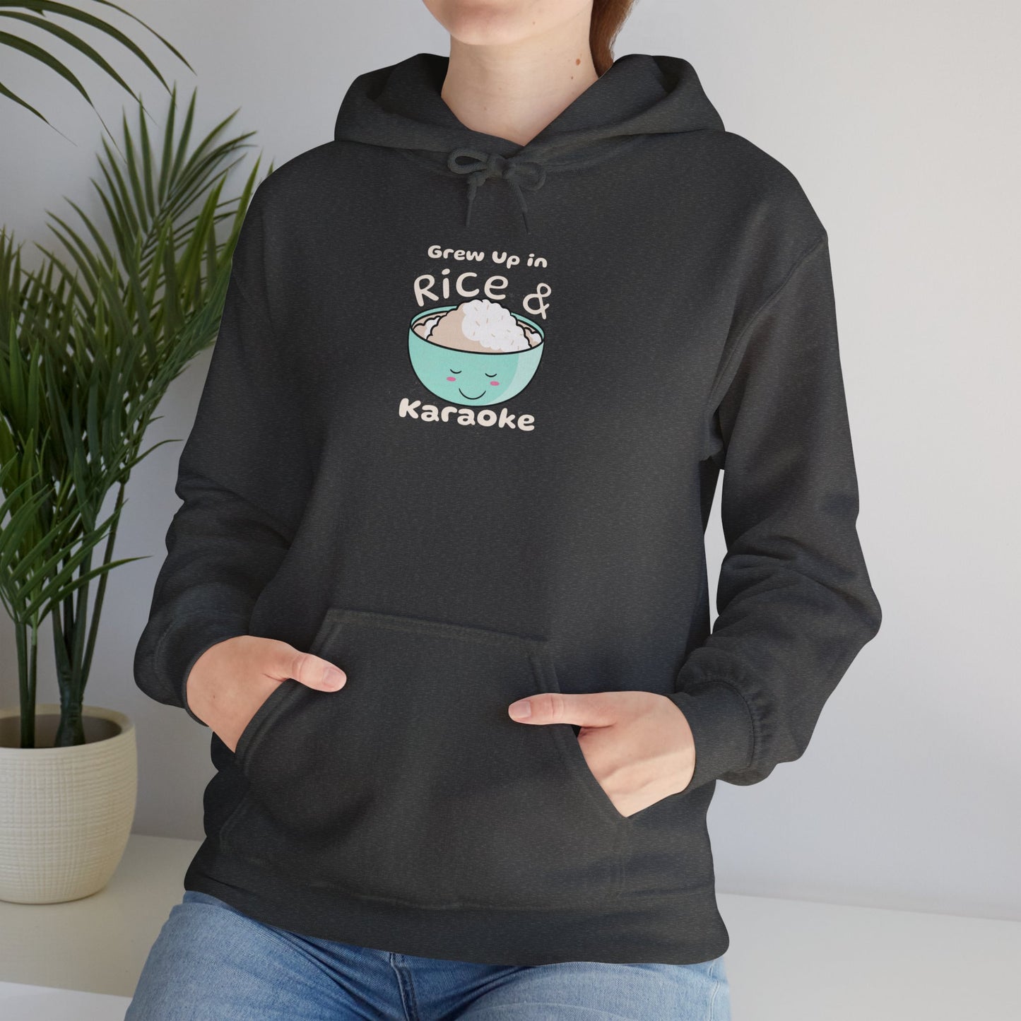 Grew Up in Rice and Karaoke Unisex Hoodie