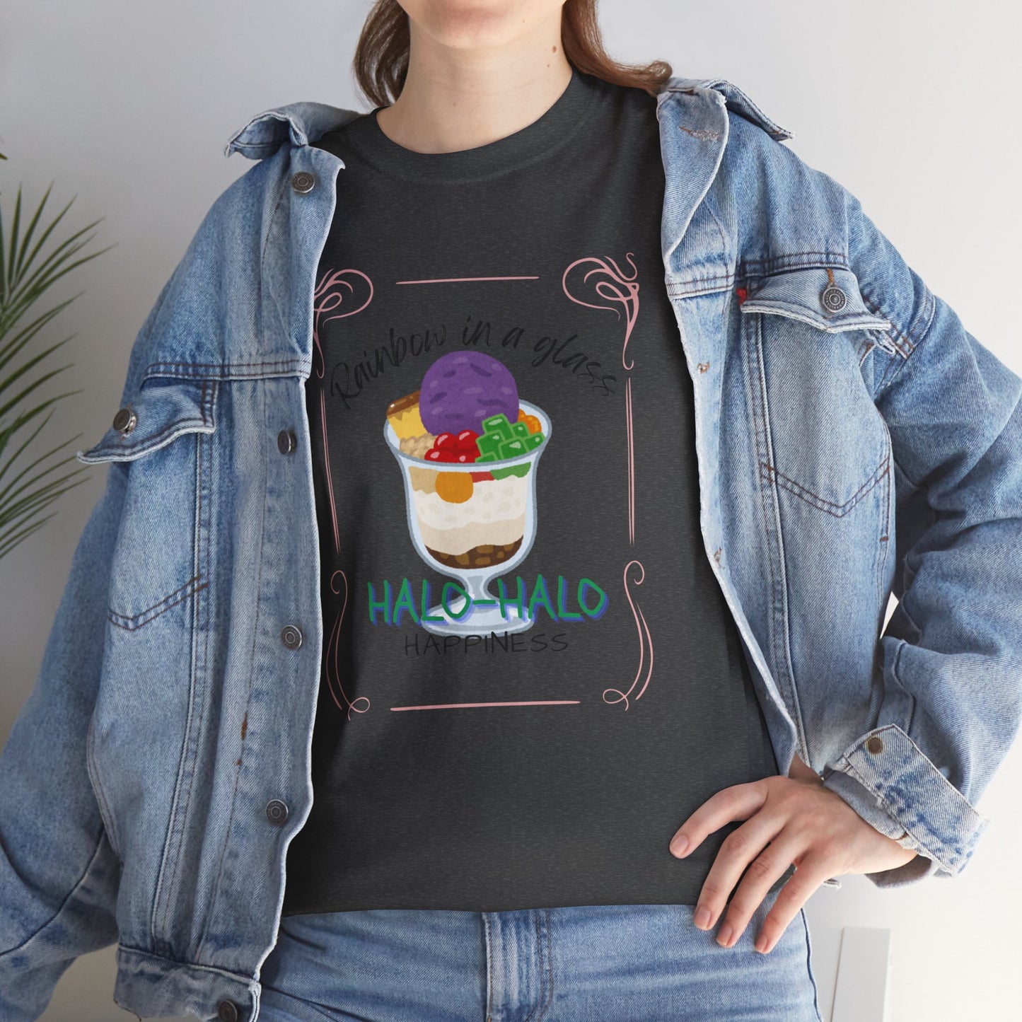 Rainbow in a Glass Halo-Halo Happiness Women's Tee