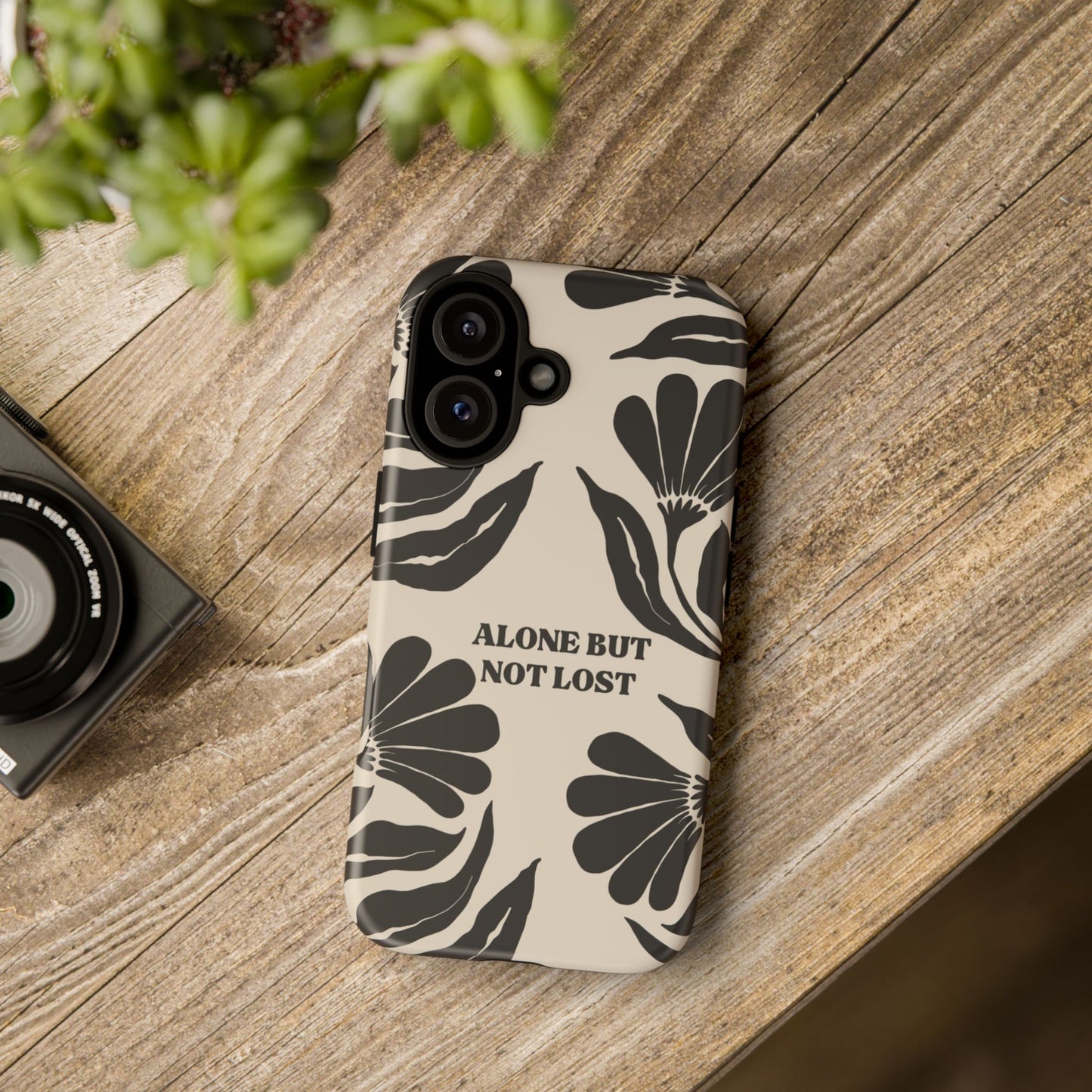 'Alone But Not Lost' Phone Case