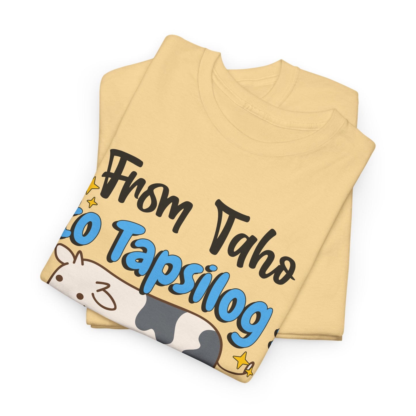 From Taho to Tapsilog: Delicious Roots Men's Cotton Tee