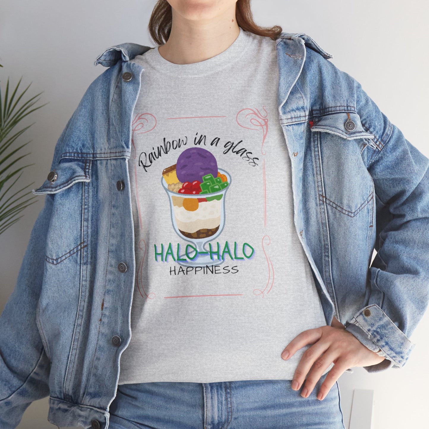 Rainbow in a Glass Halo-Halo Happiness Women's Tee