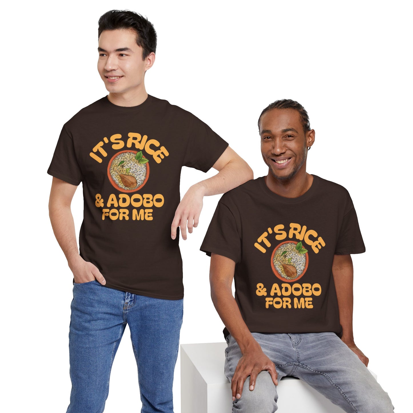It's Rice and Adobo For Me Men's Cotton Tee