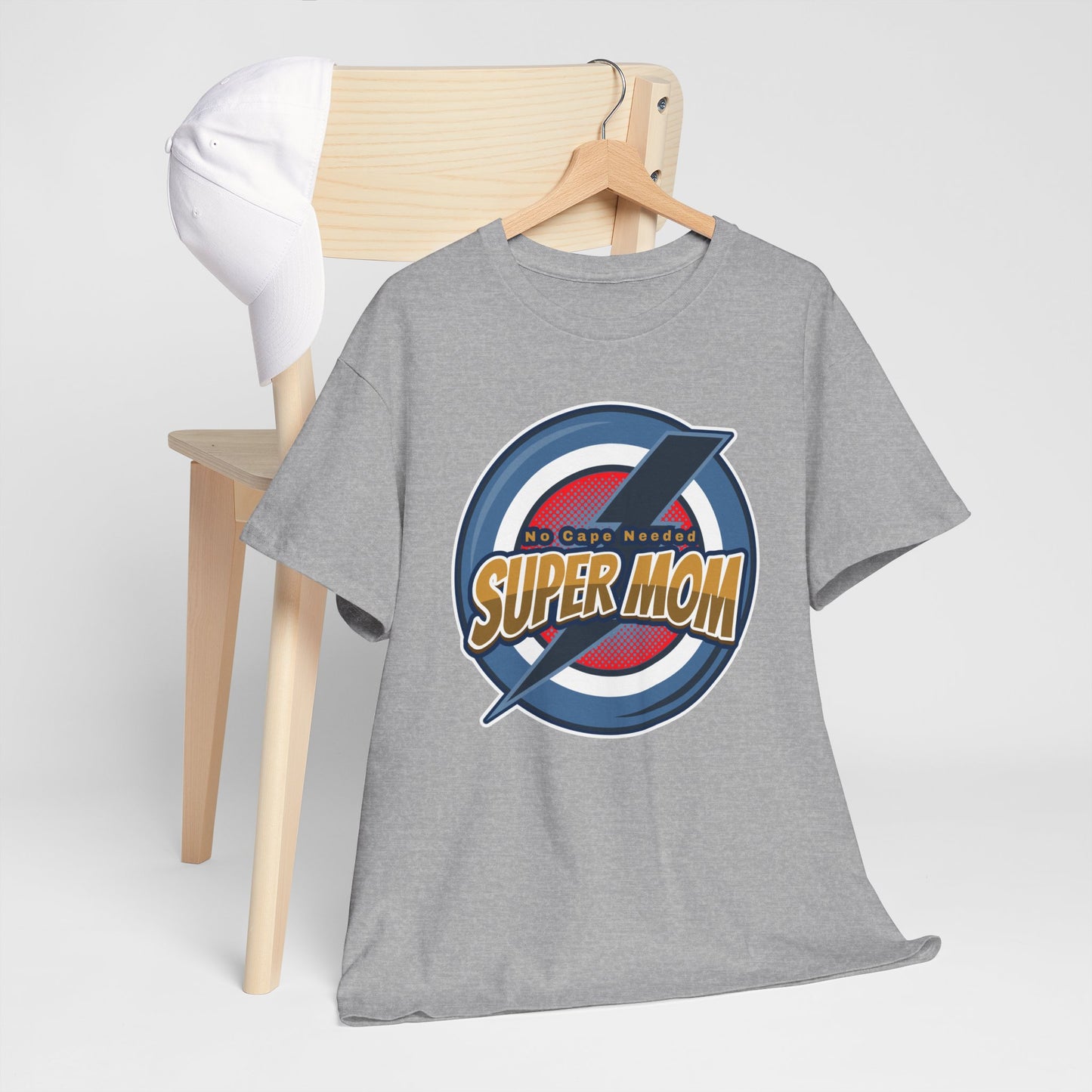 Super Mom No Cape Needed Tee