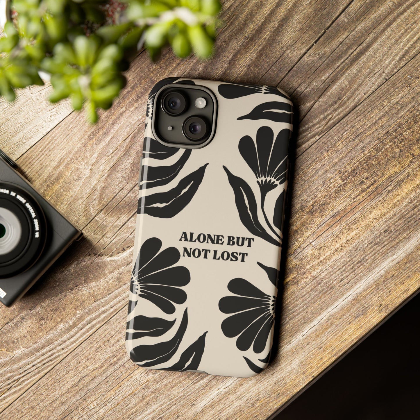 'Alone But Not Lost' Phone Case
