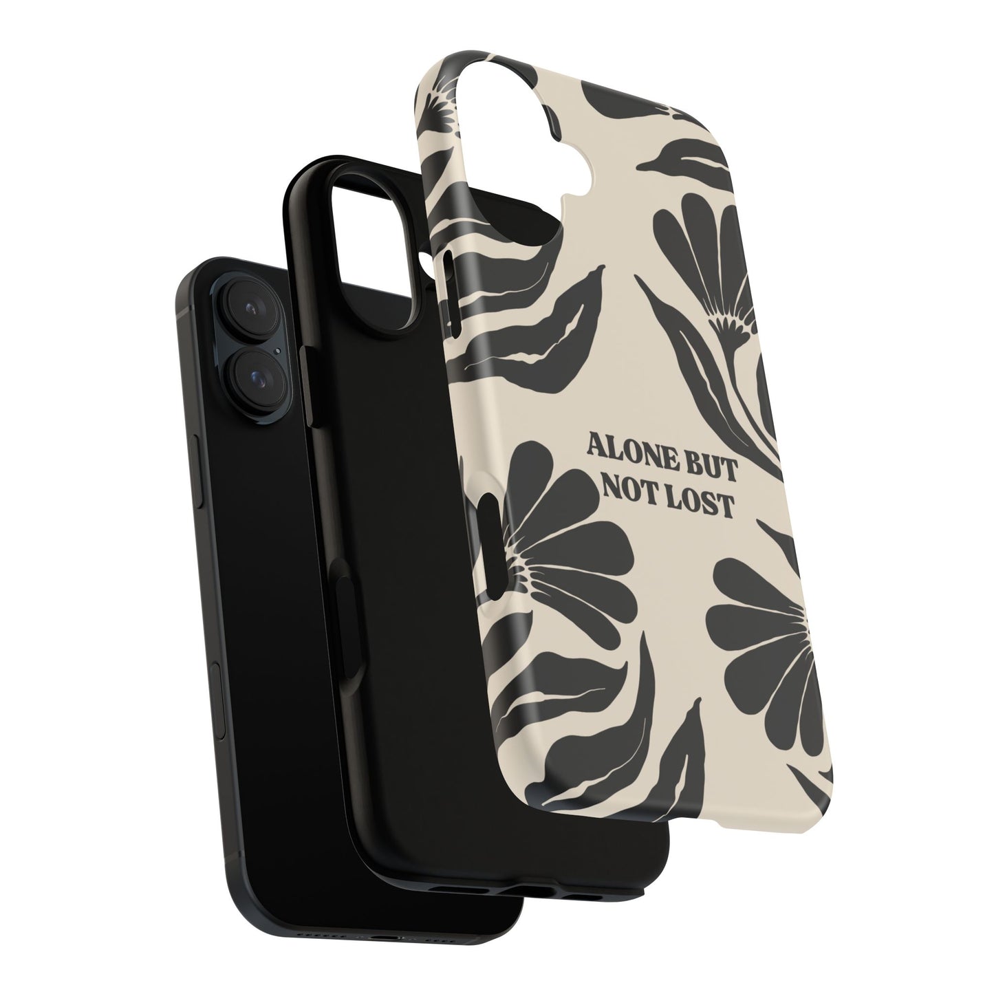 'Alone But Not Lost' Phone Case