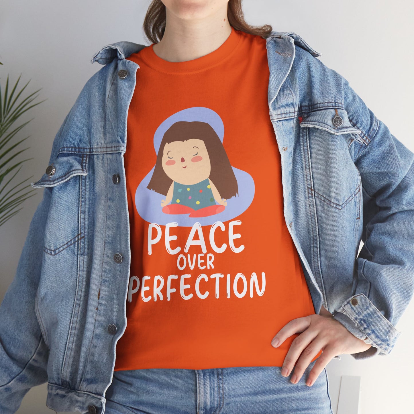Peace Over Perfection Cotton Tee