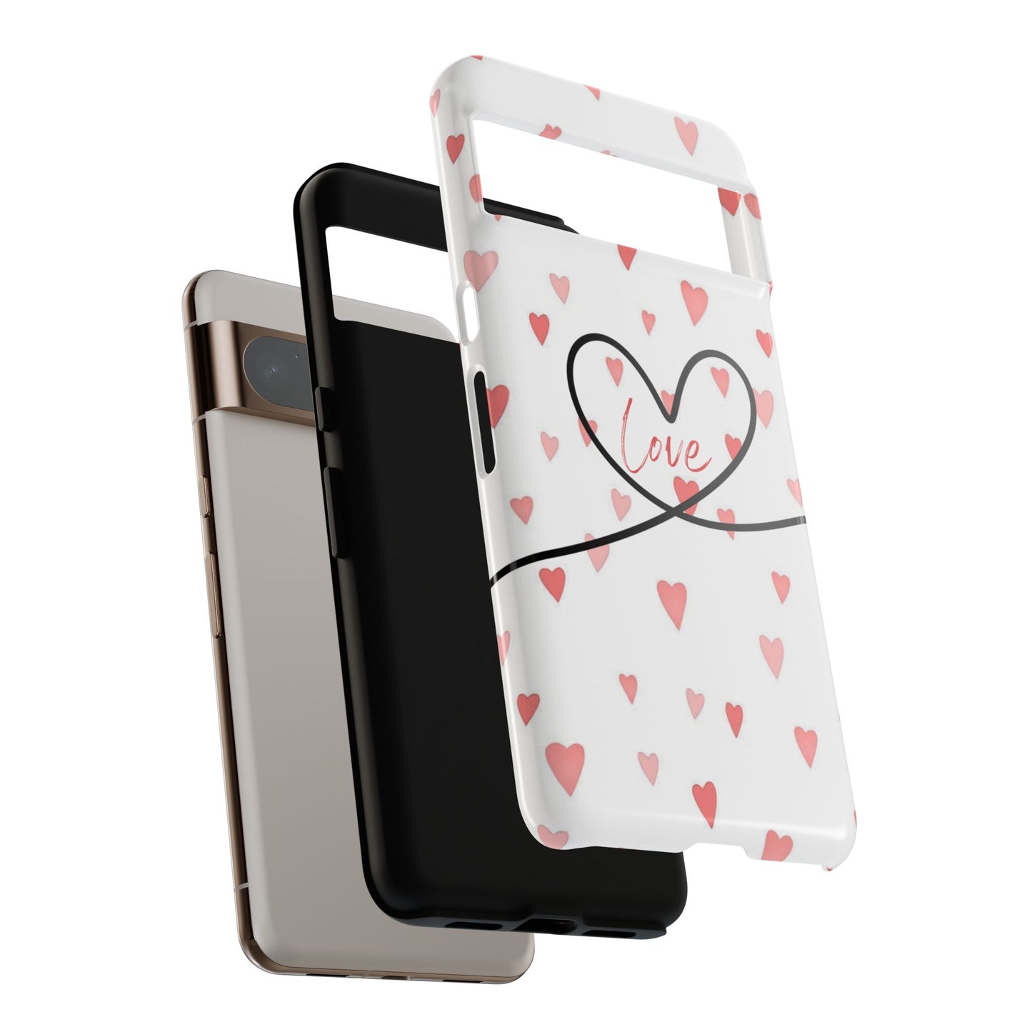 Cute Love Heart Phone Case