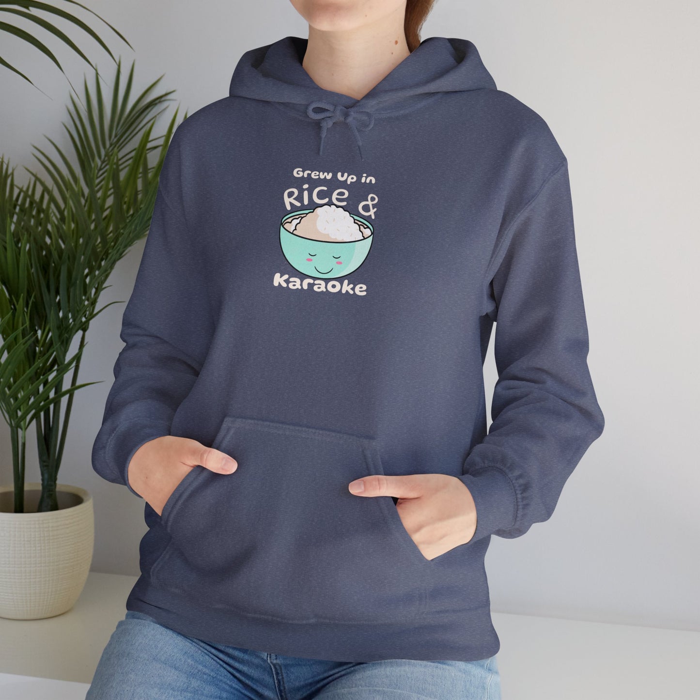 Grew Up in Rice and Karaoke Unisex Hoodie