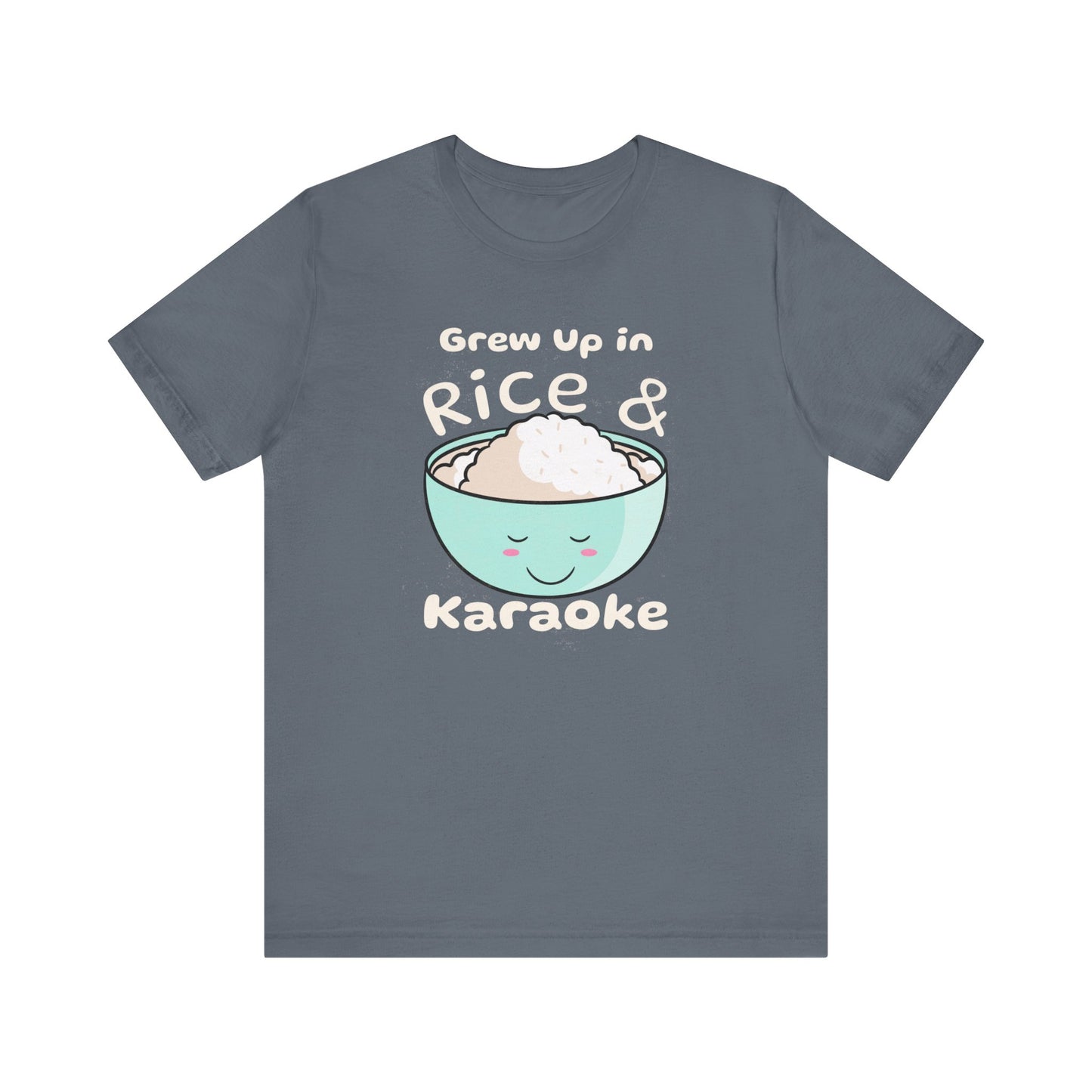 Grew Up in Rice and Karaoke Premium Soft Men's Tee