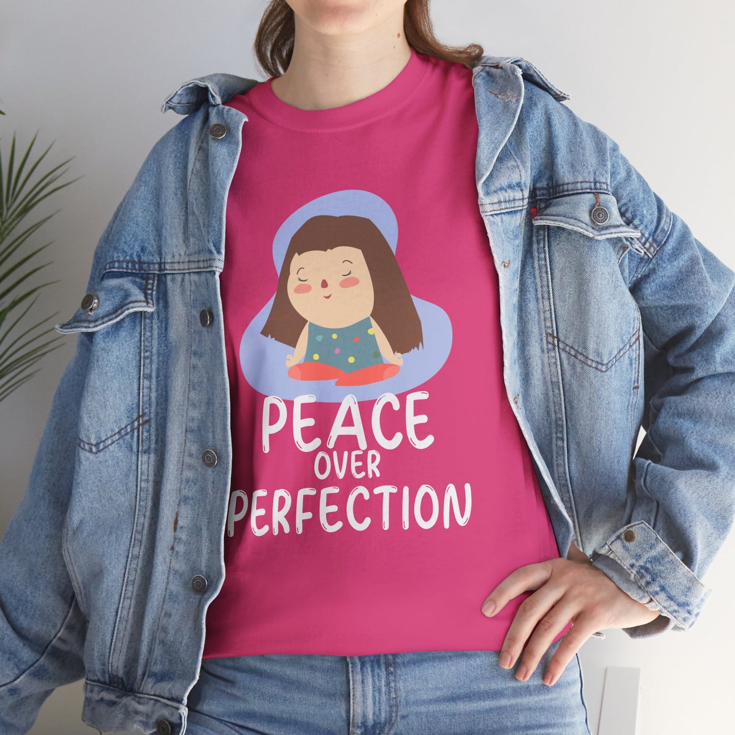 Peace Over Perfection Cotton Tee