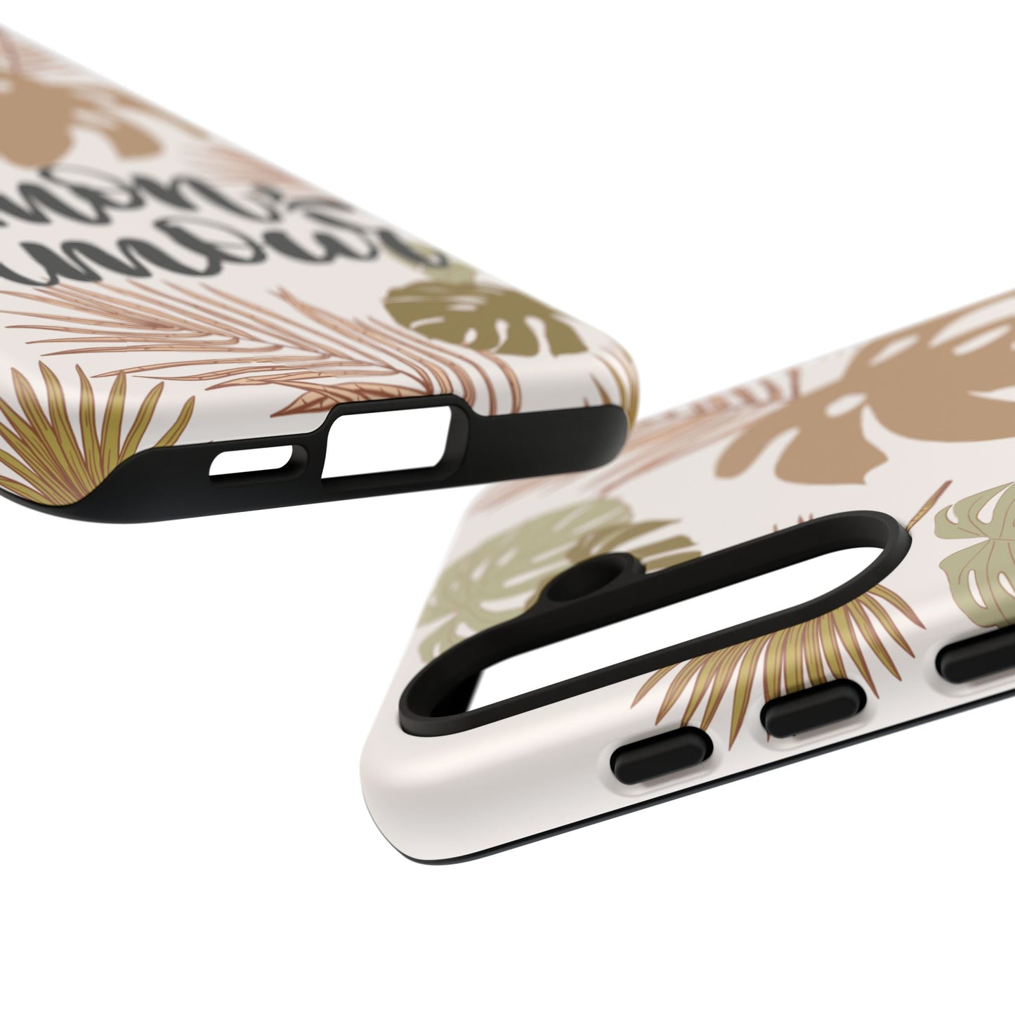 'Mon Amour' Stylish Tropical Phone Case Design