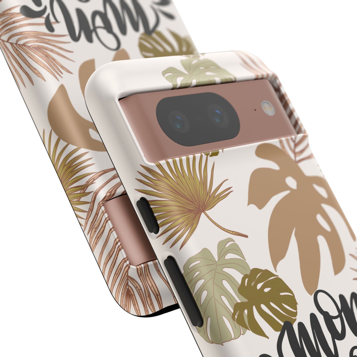 'Mon Amour' Stylish Tropical Phone Case Design
