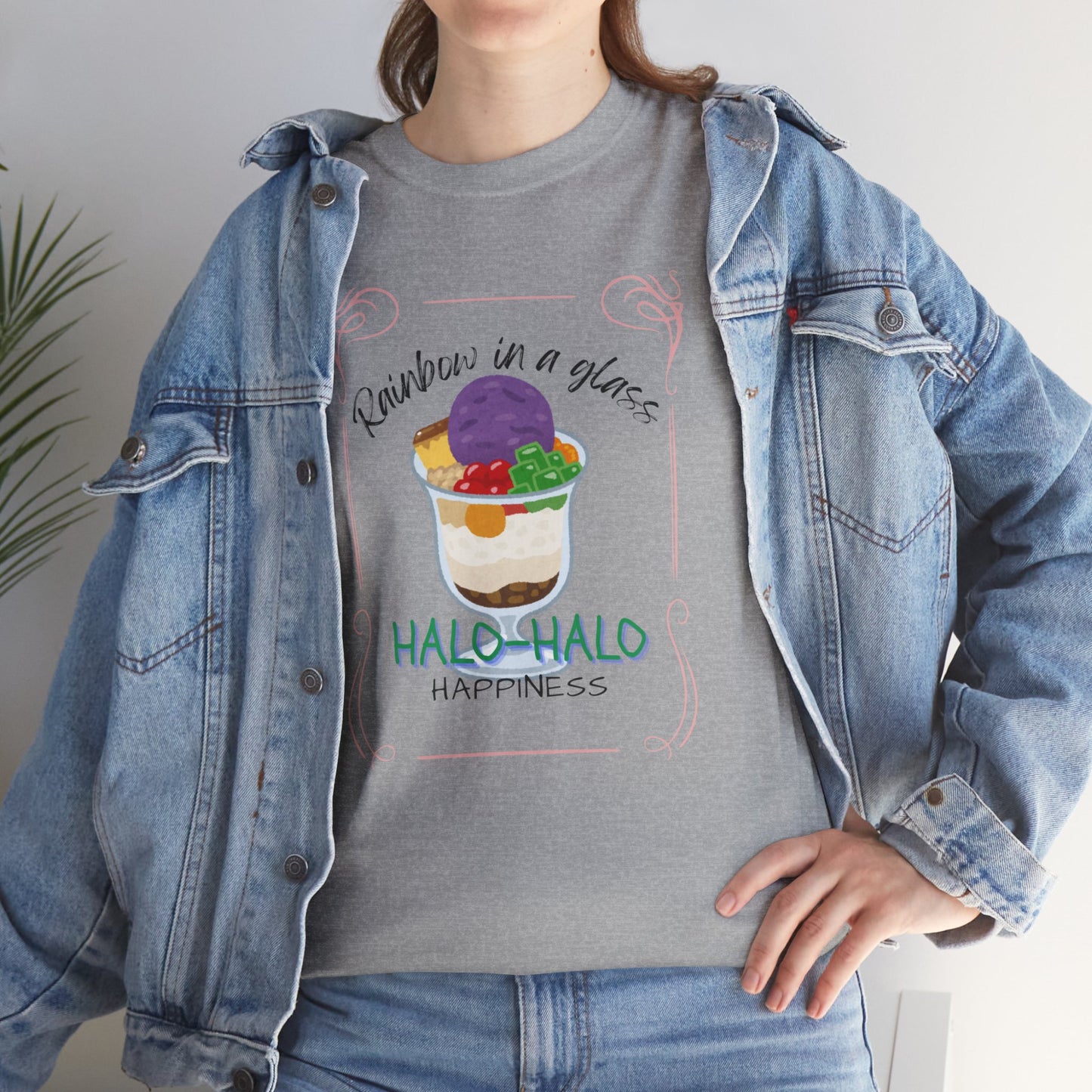 Rainbow in a Glass Halo-Halo Happiness Women's Tee