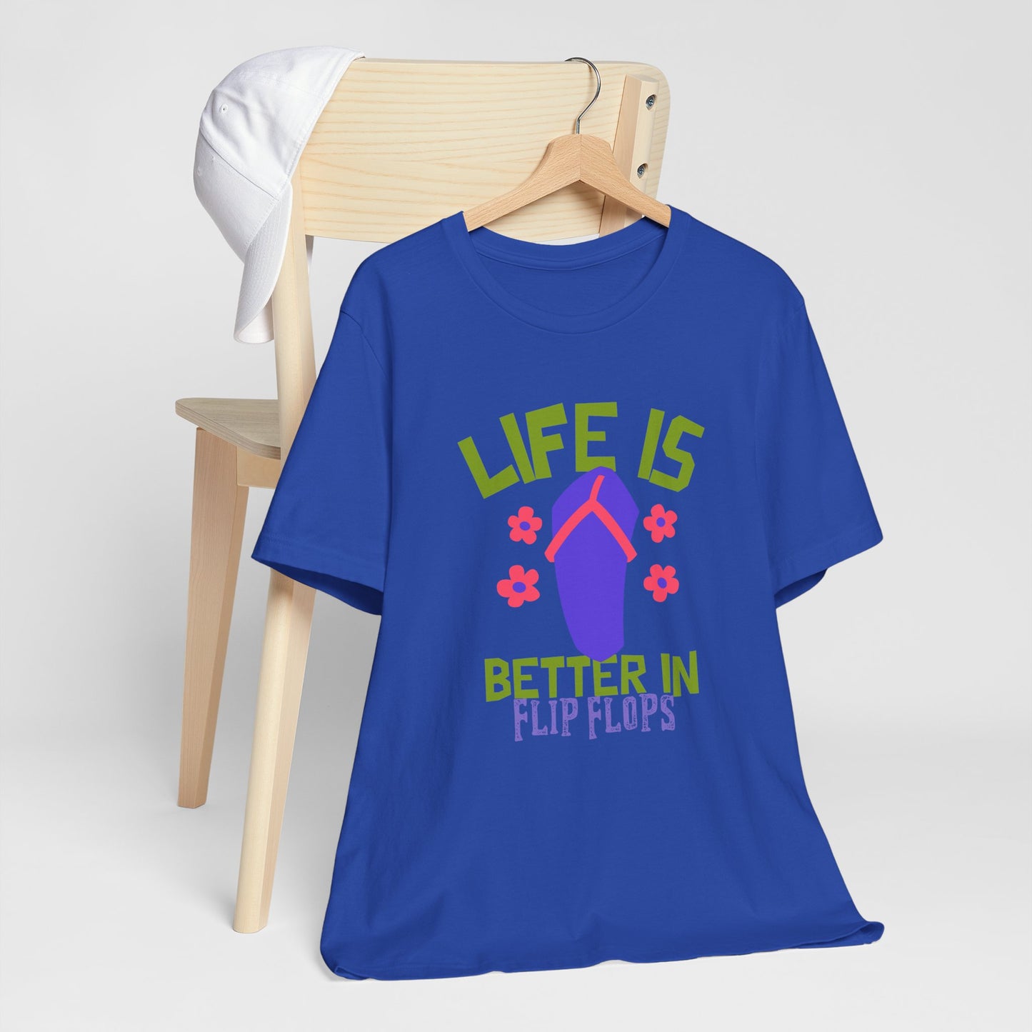 Life is Better in Flip Flops Premium Soft Women's Tee