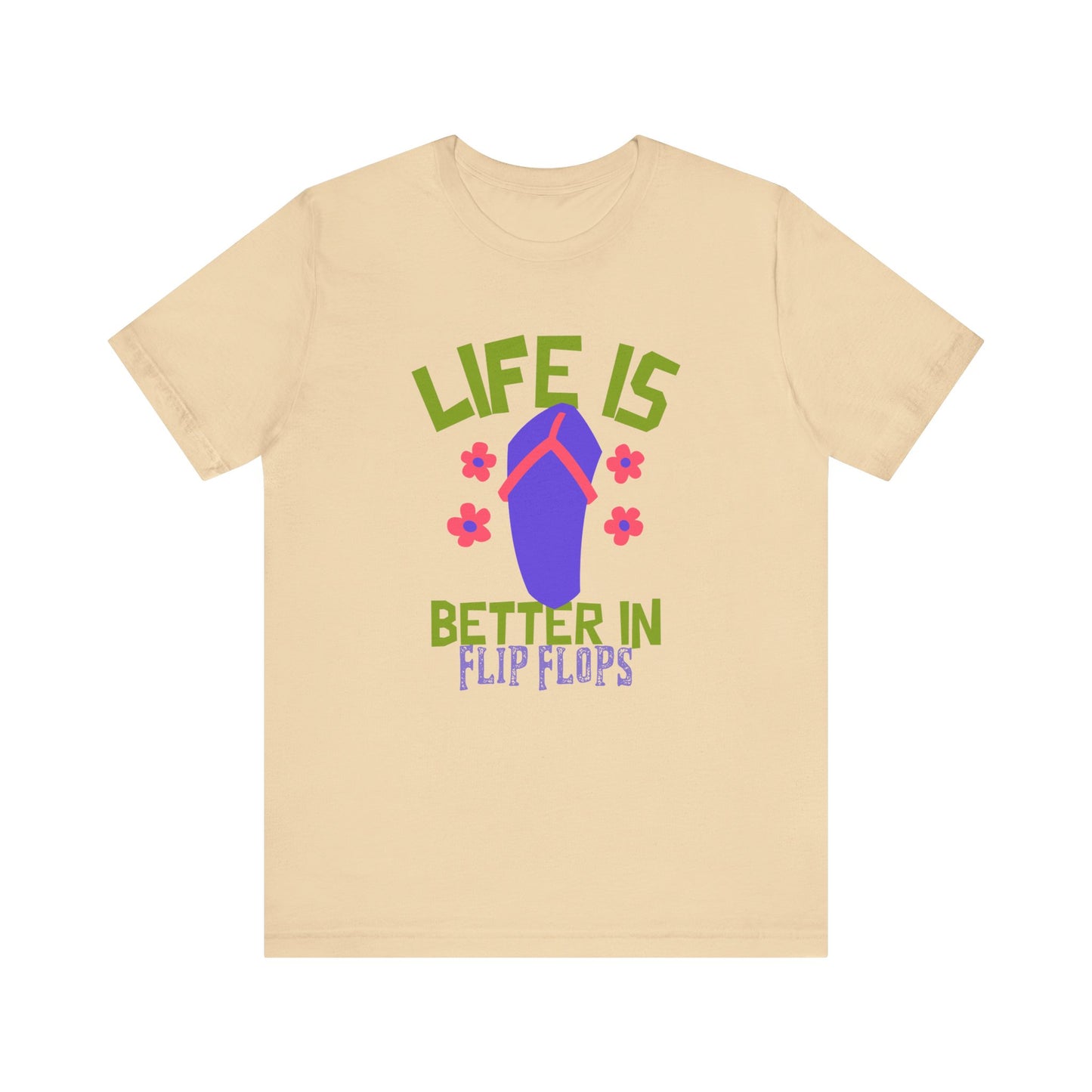 Life is Better in Flip Flops Premium Soft Women's Tee