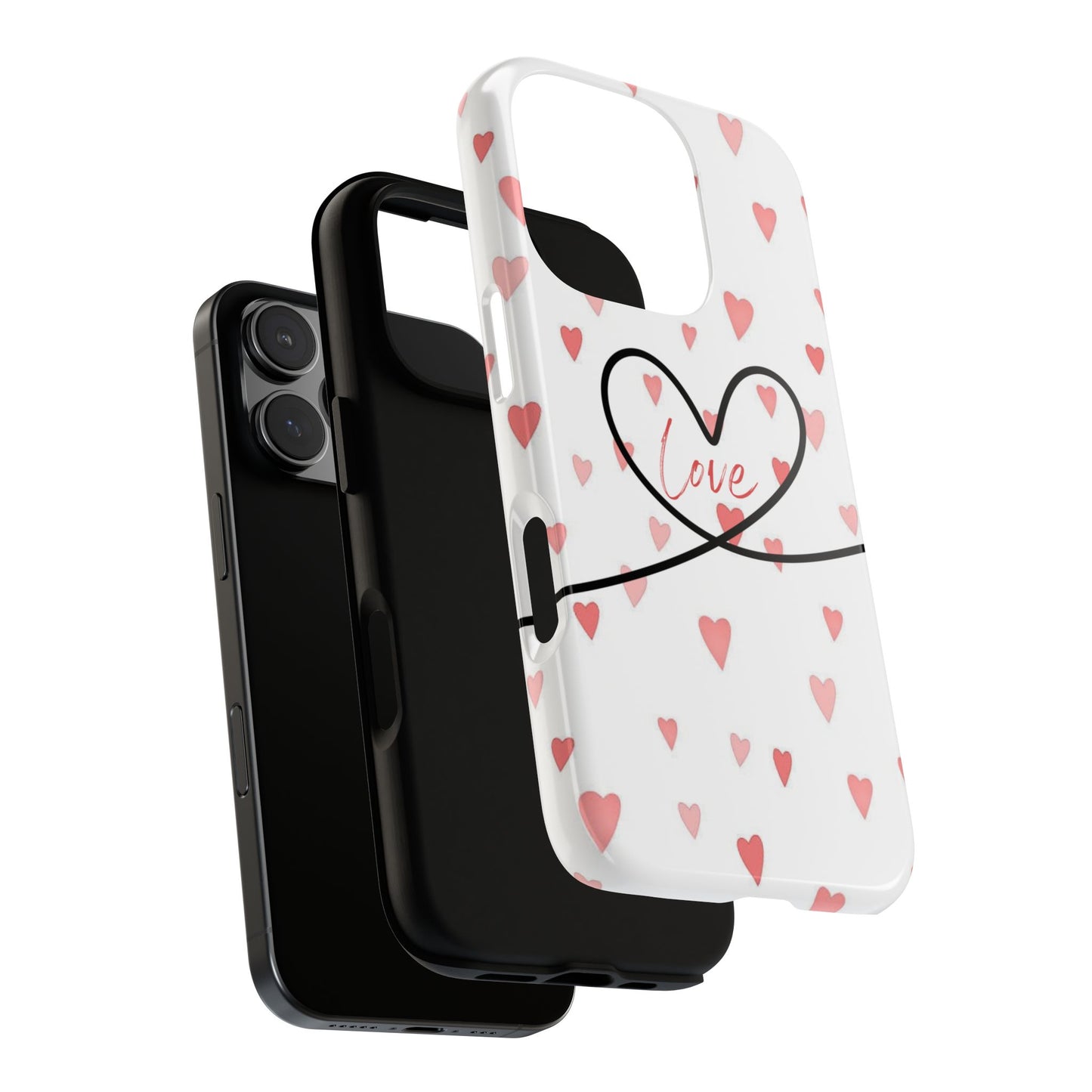 Cute Love Heart Phone Case
