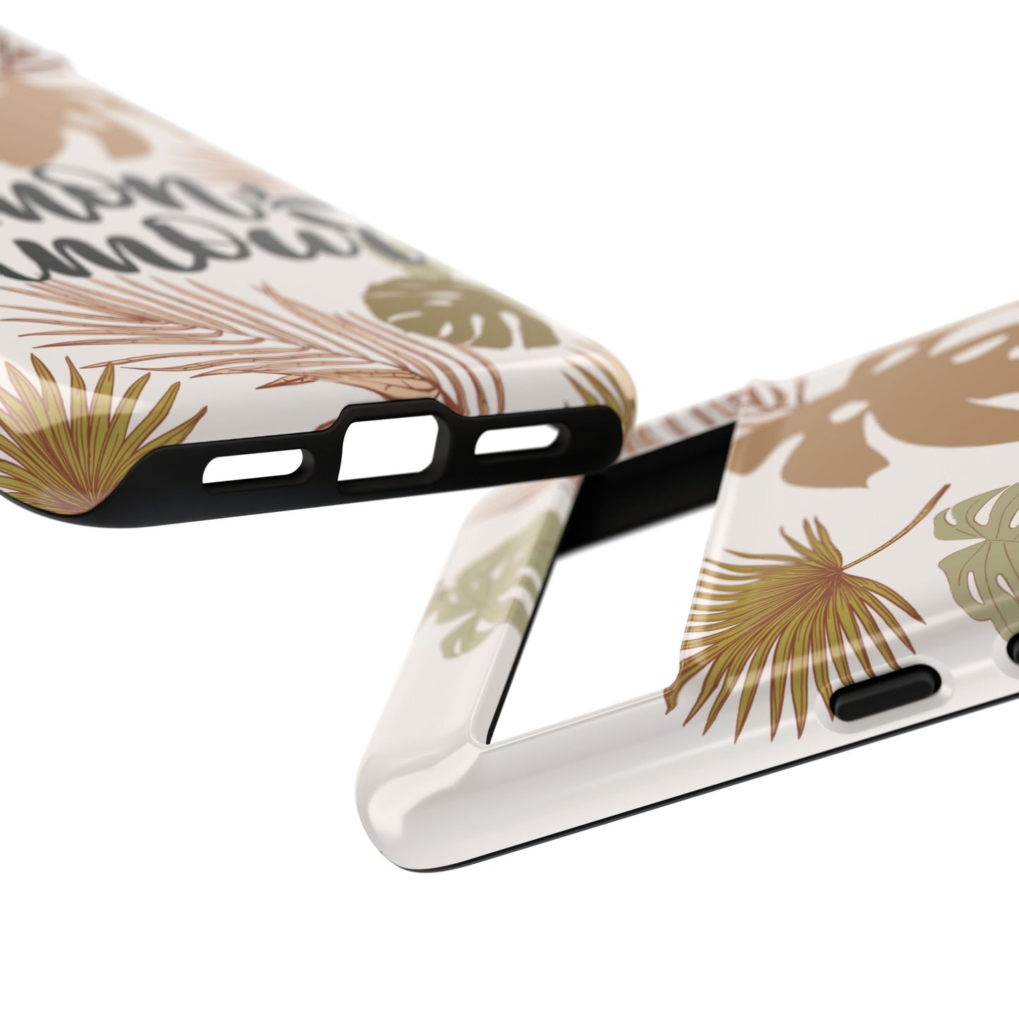 'Mon Amour' Stylish Tropical Phone Case Design