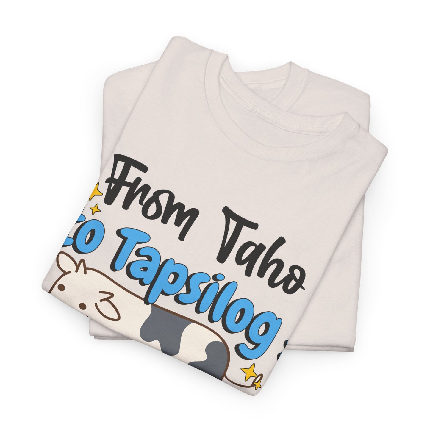 From Taho to Tapsilog: Delicious Roots Men's Cotton Tee