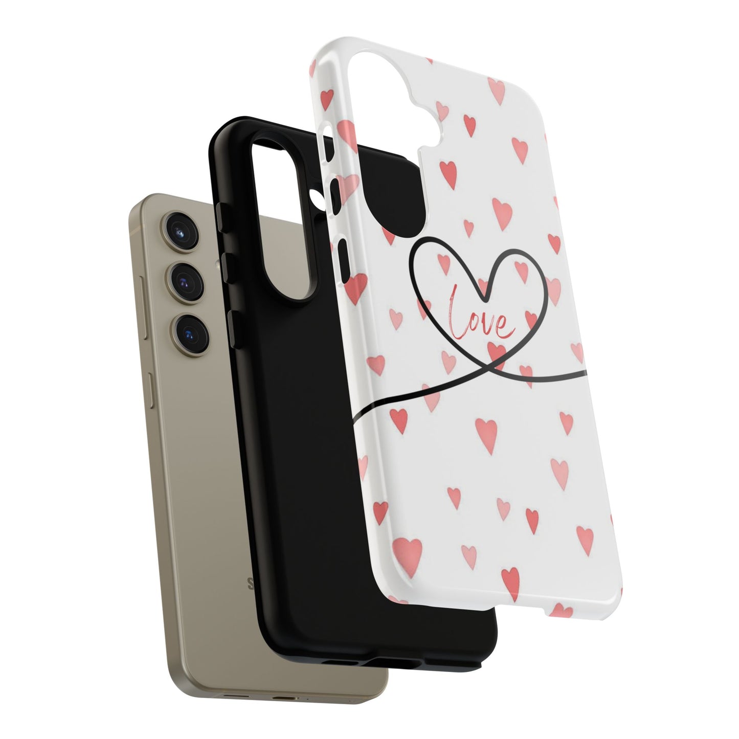 Cute Love Heart Phone Case