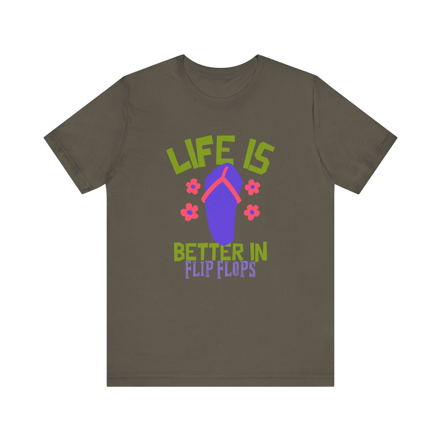 Life is Better in Flip Flops Premium Soft Women's Tee