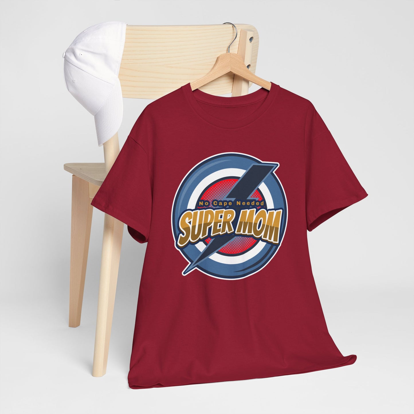 Super Mom No Cape Needed Tee