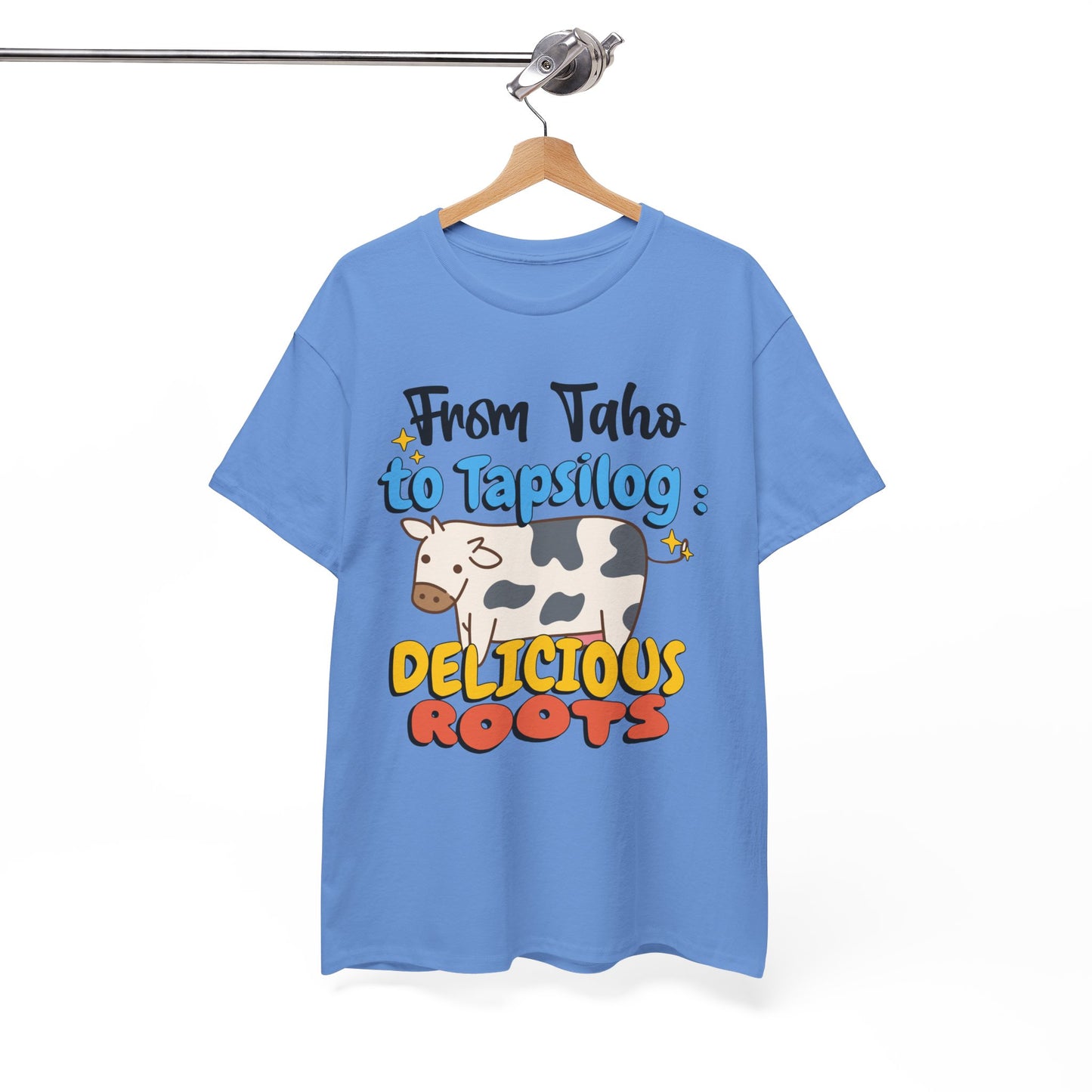 From Taho to Tapsilog: Delicious Roots Men's Cotton Tee