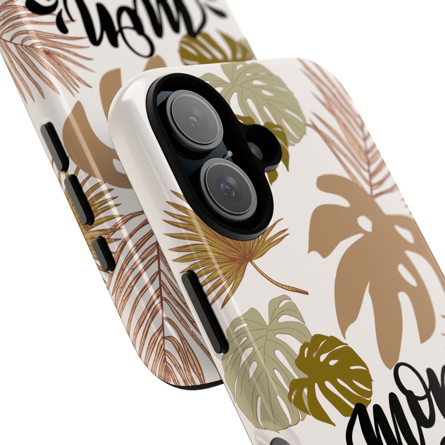 'Mon Amour' Stylish Tropical Phone Case Design