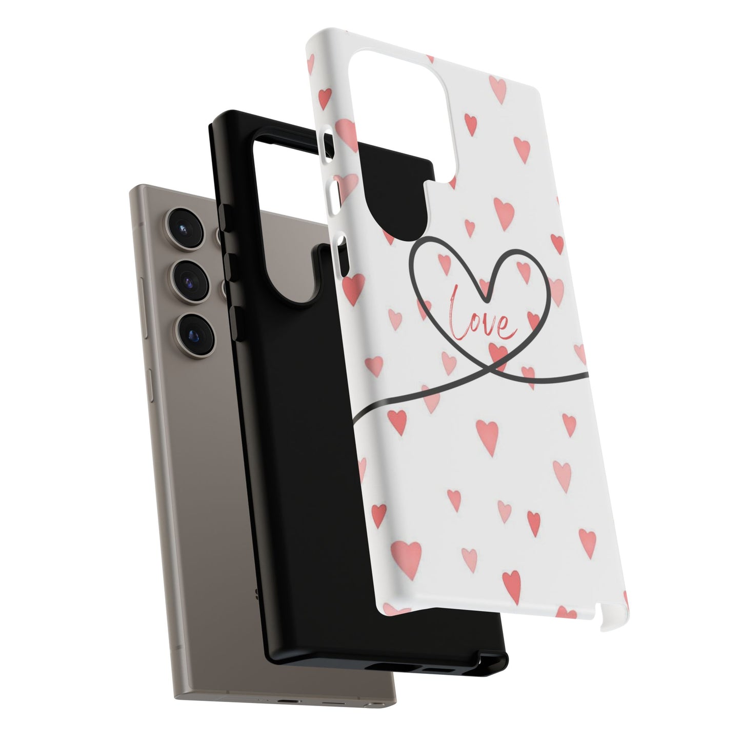 Cute Love Heart Phone Case
