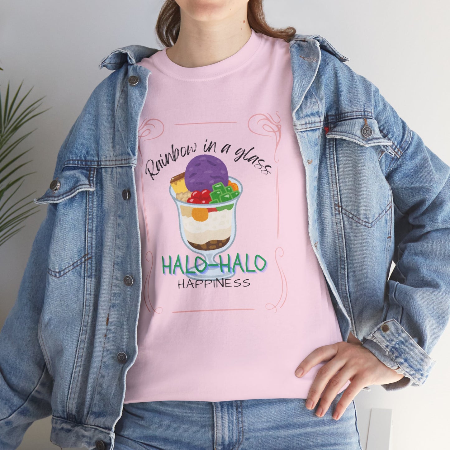 Rainbow in a Glass Halo-Halo Happiness Women's Tee