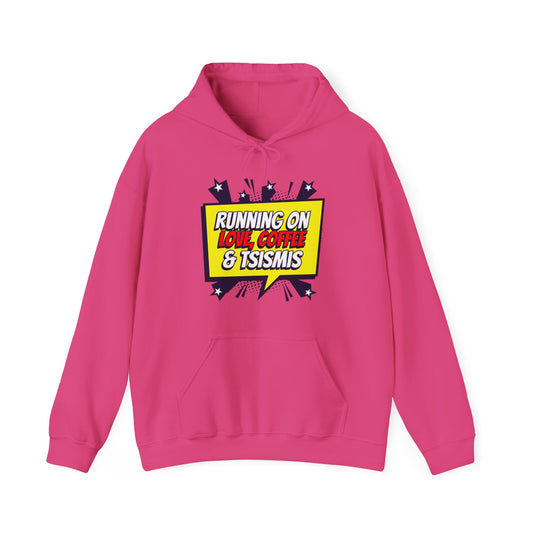 Running on Love, Coffee & Tsismis Hoodie