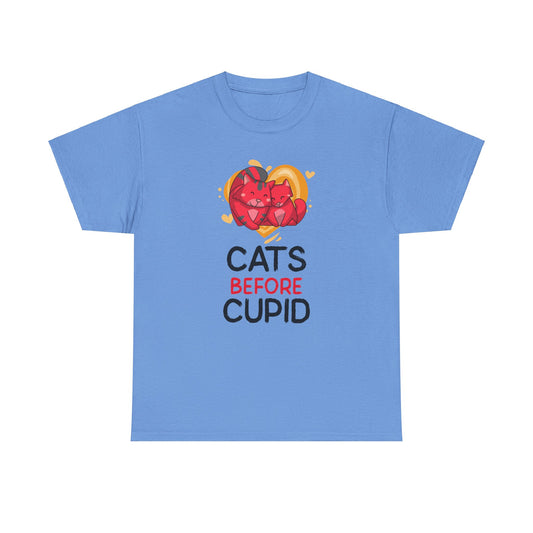 Cats Before Cupid Cotton Tee