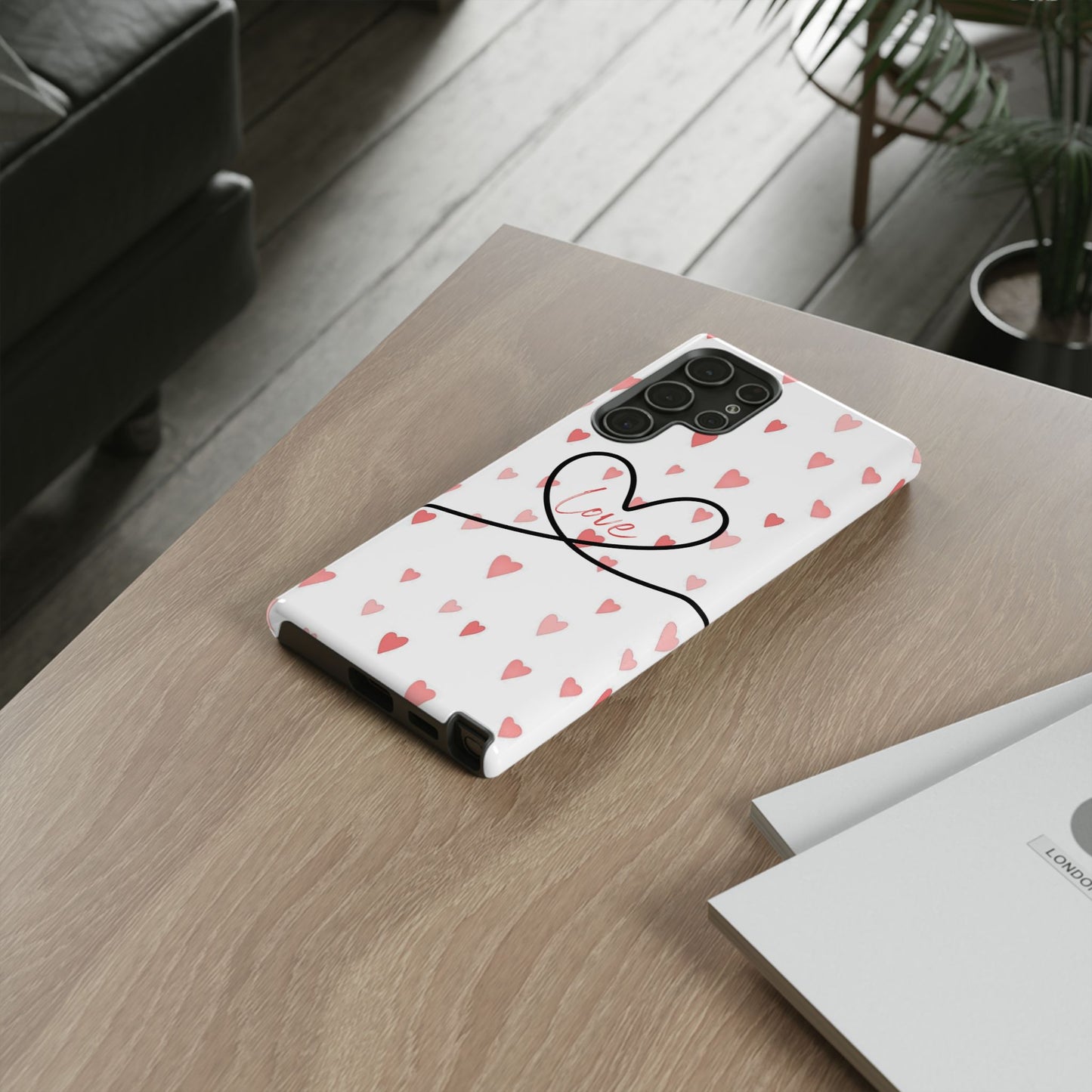 Cute Love Heart Phone Case