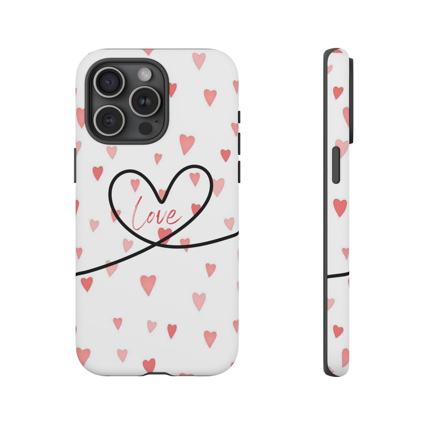 Cute Love Heart Phone Case
