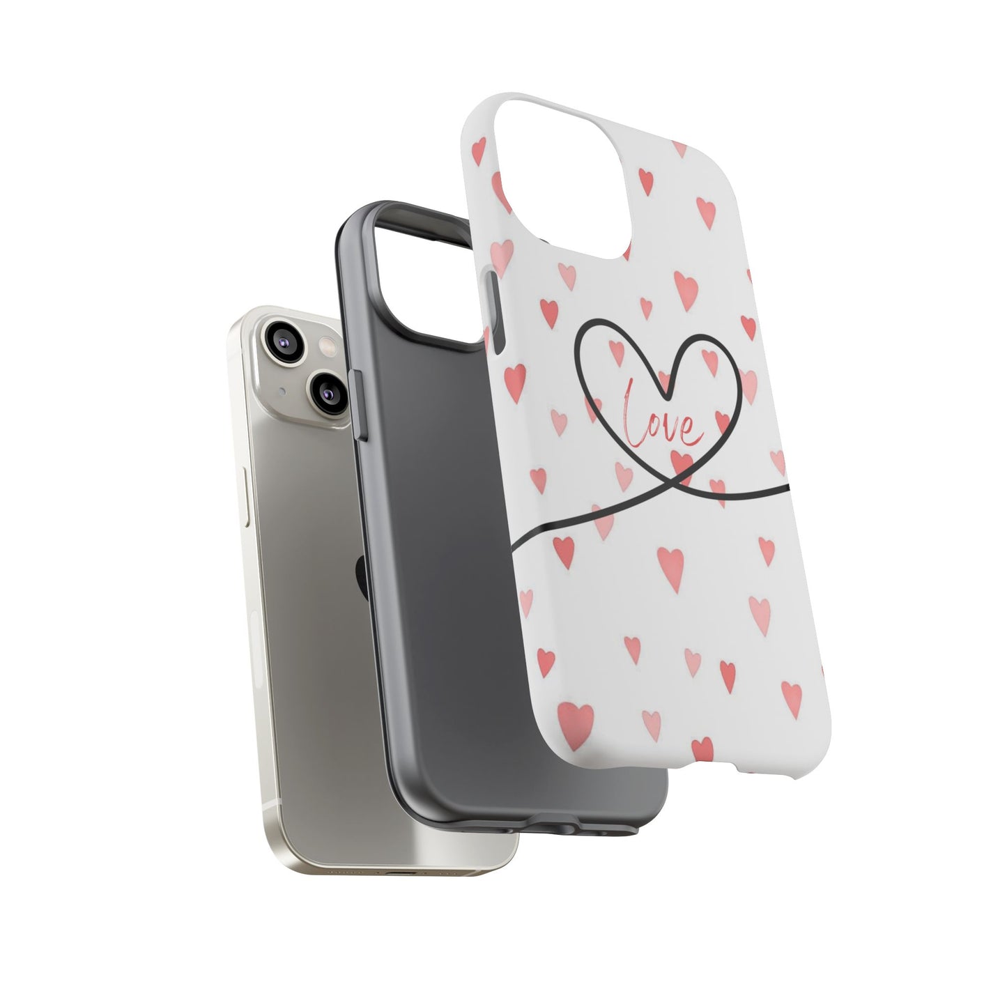 Cute Love Heart Phone Case