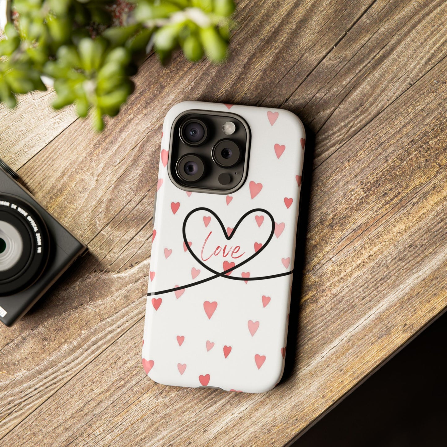 Cute Love Heart Phone Case