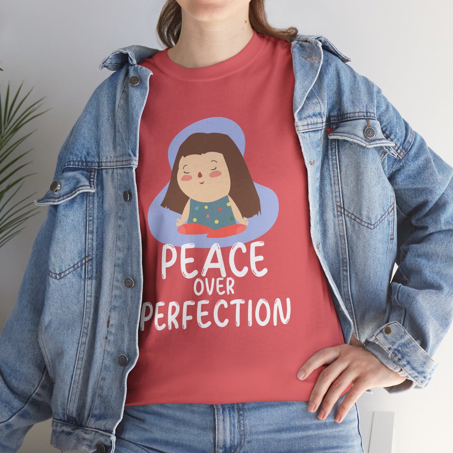 Peace Over Perfection Cotton Tee