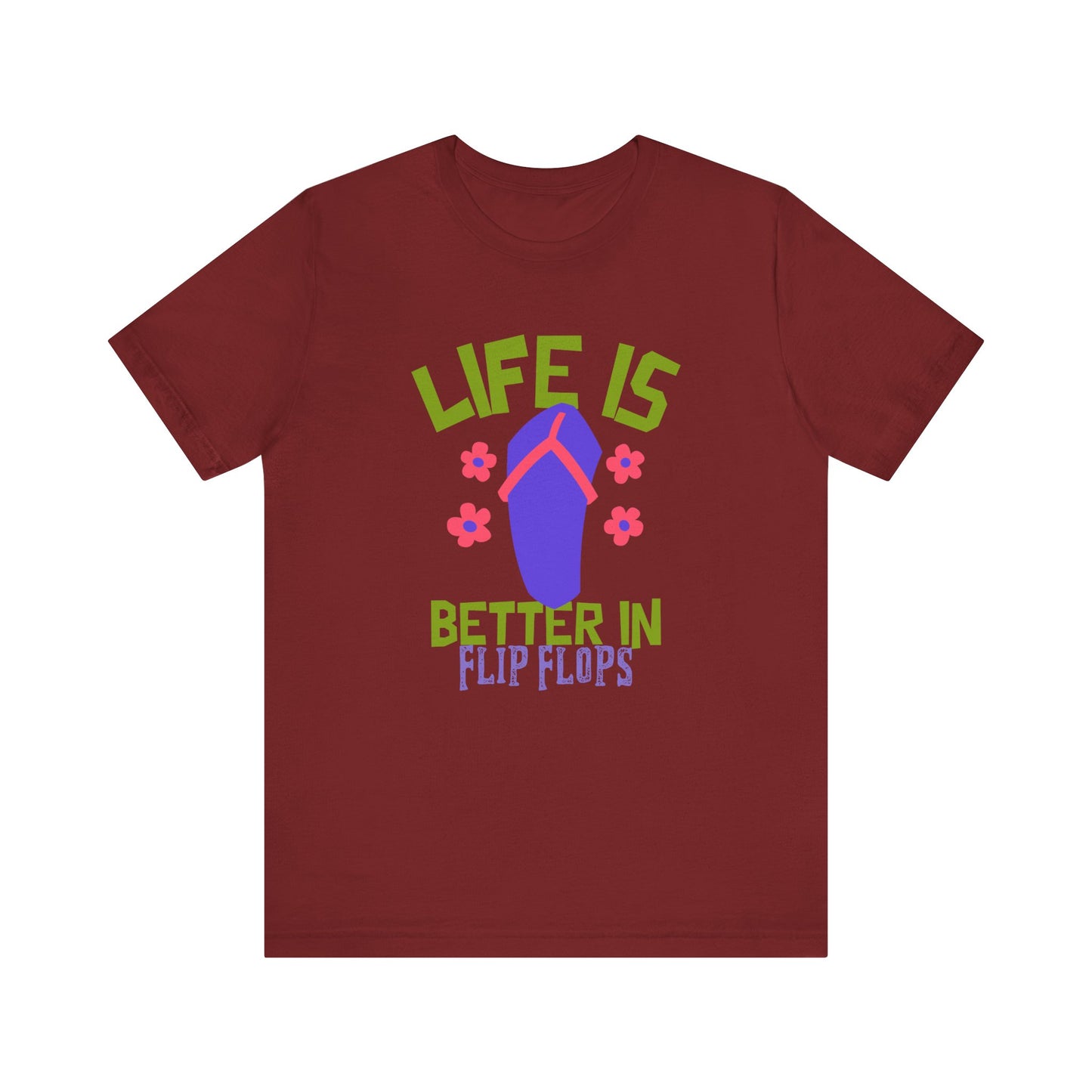 Life is Better in Flip Flops Premium Soft Women's Tee