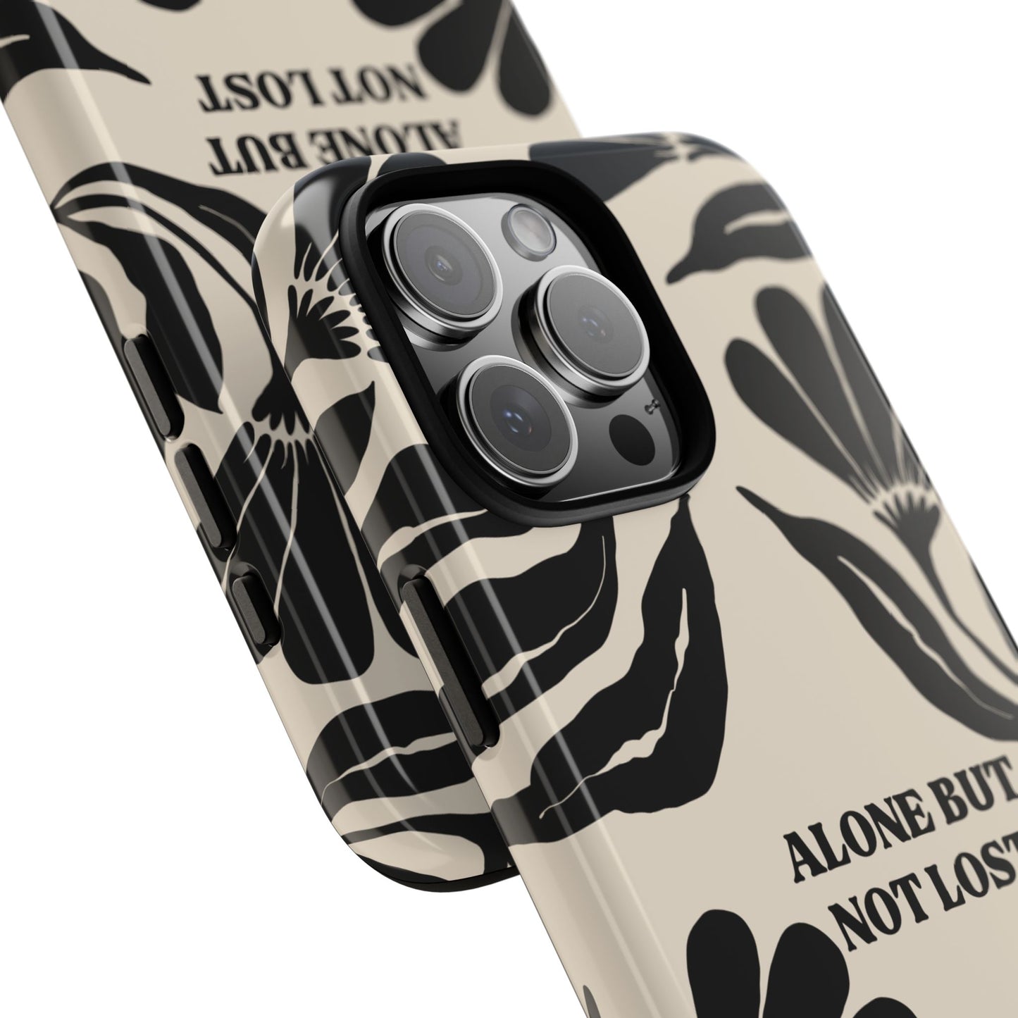 'Alone But Not Lost' Phone Case